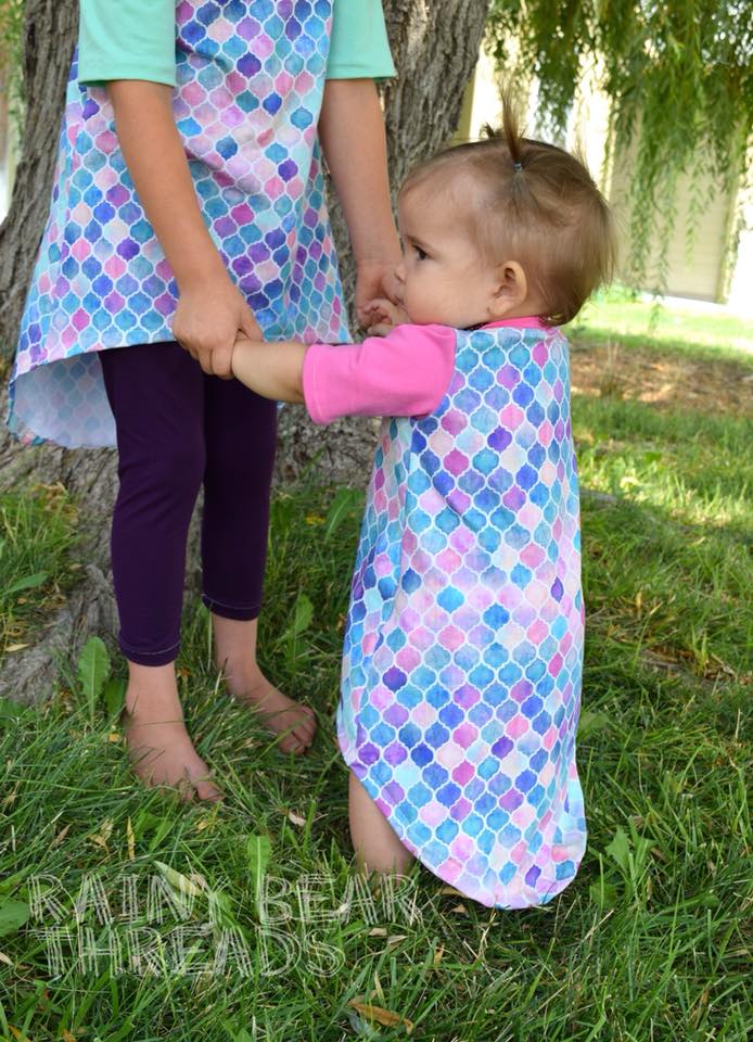 Girls Hilo Tunic Dress PDF Sewing pattern (A0 file included)