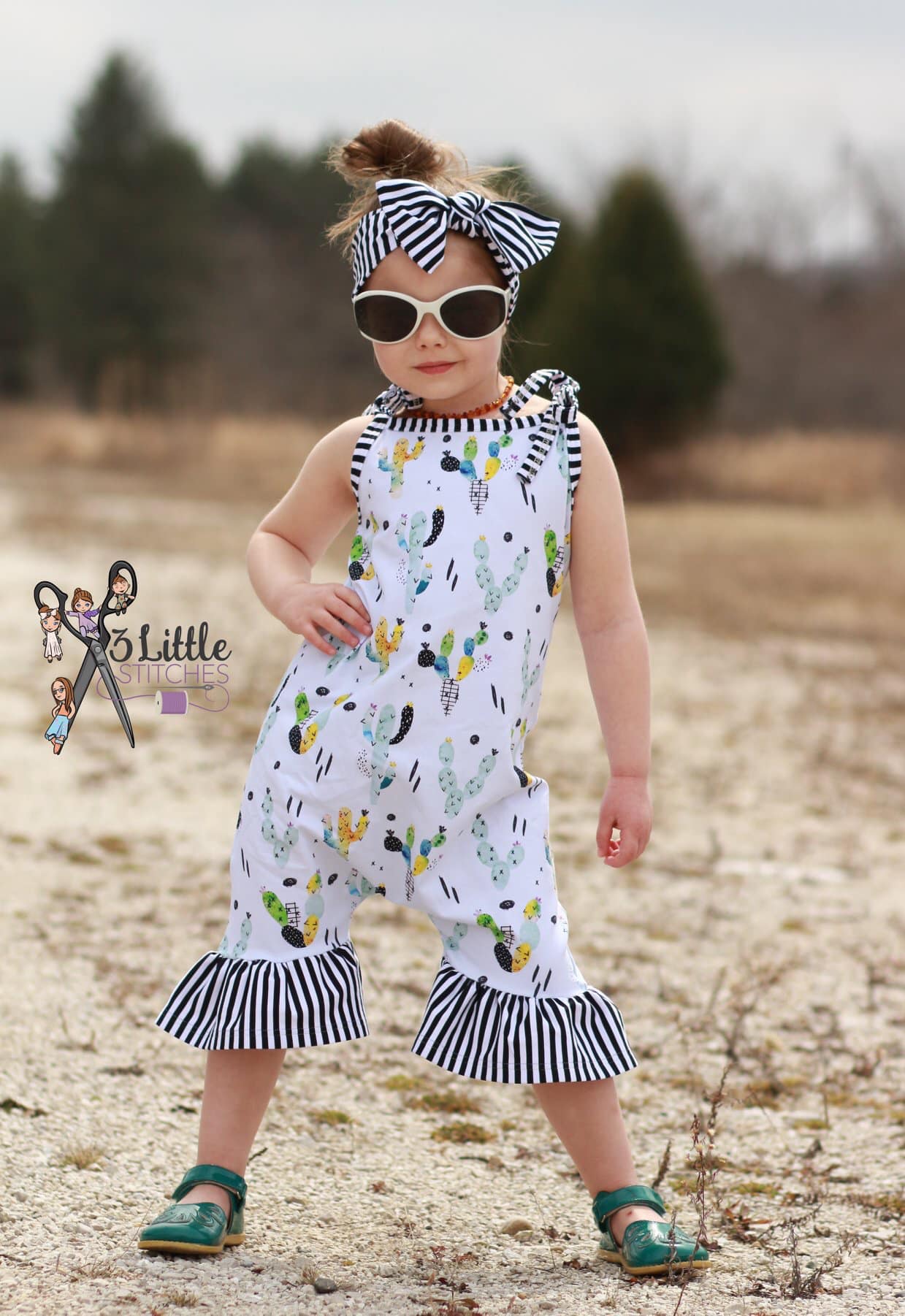 Eliana Romper Sewing Pattern (PDF)