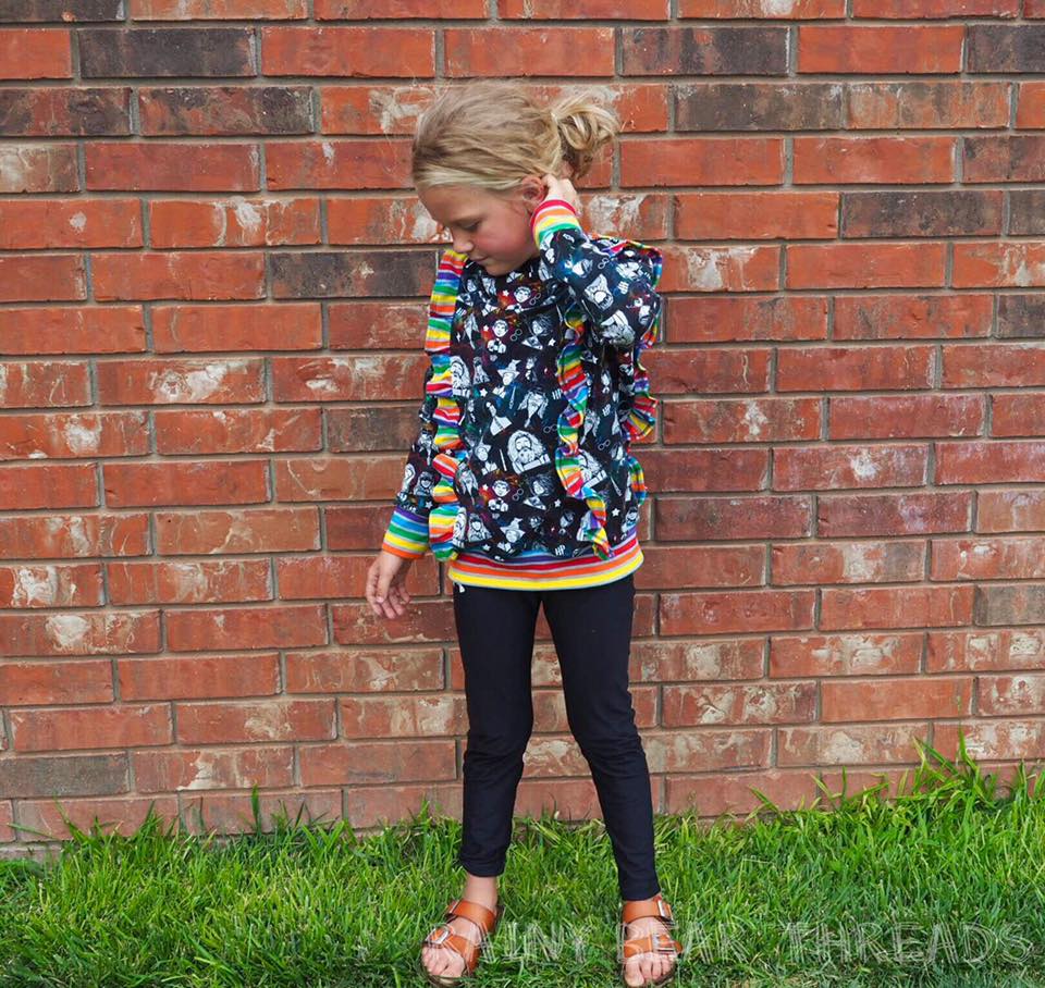 Iced Tee Top SEWING PDF PATTERN ***Projector Friendly File Included***
