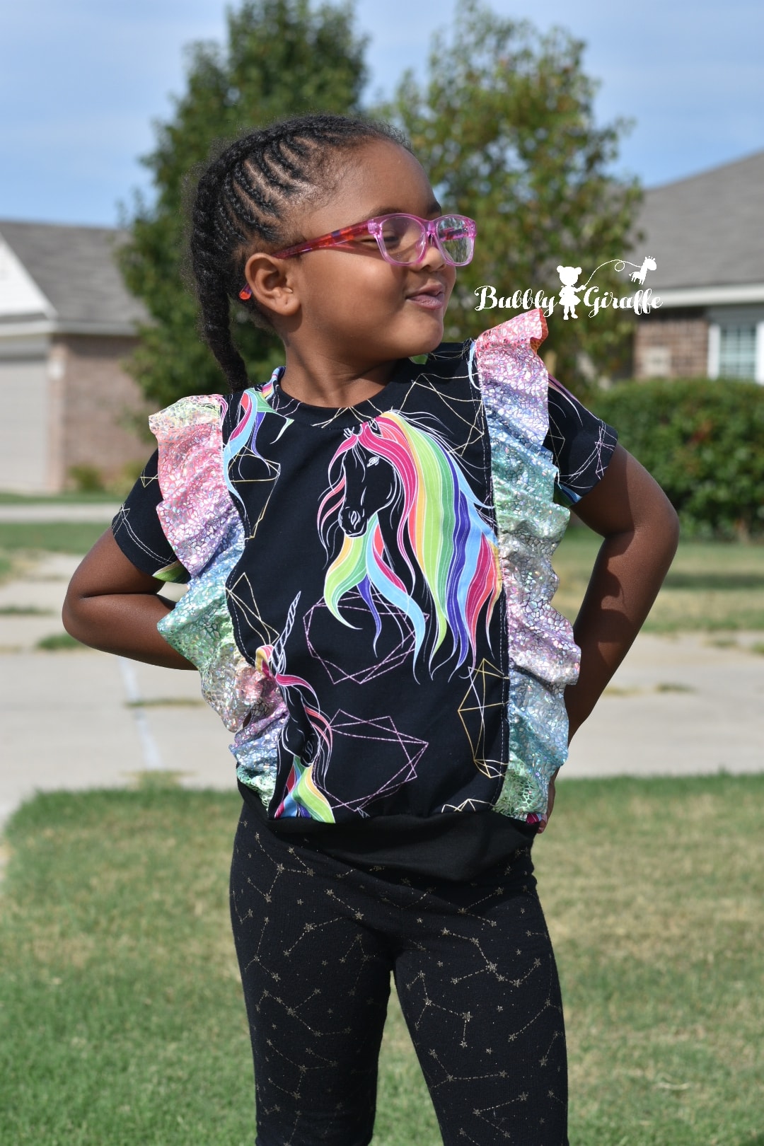 Iced Tee Top SEWING PDF PATTERN ***Projector Friendly File Included***