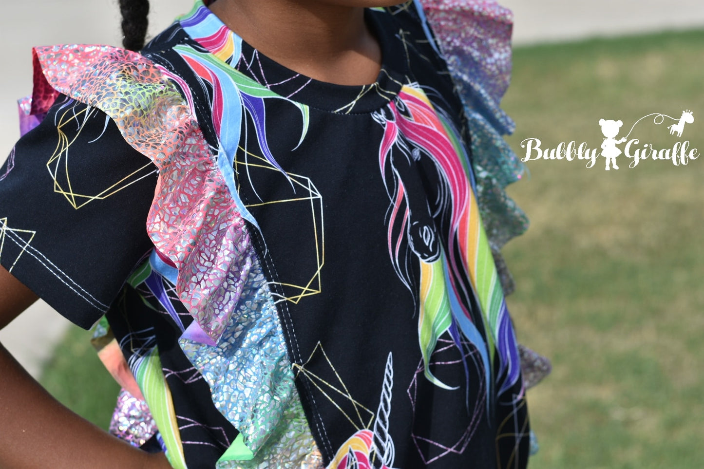 Iced Tee Top SEWING PDF PATTERN ***Projector Friendly File Included***