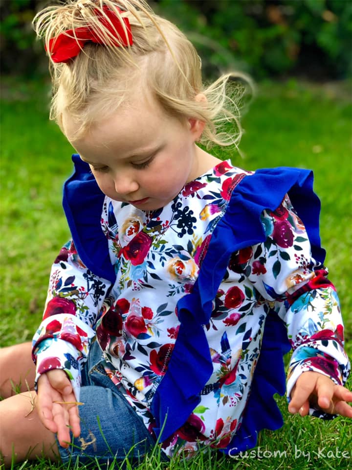 Iced Tee Top SEWING PDF PATTERN ***Projector Friendly File Included***