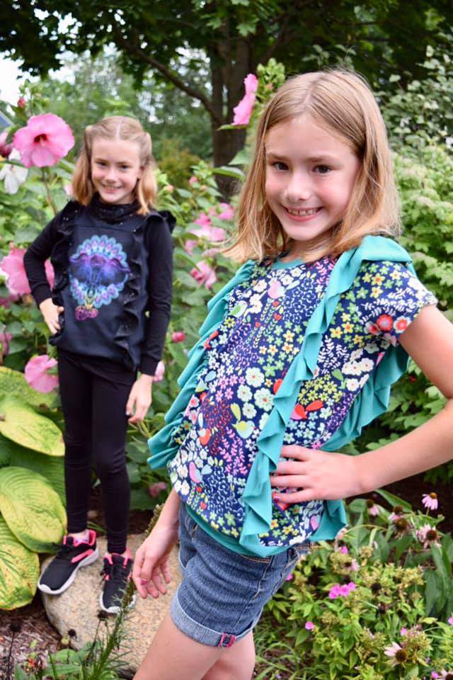 Iced Tee Top SEWING PDF PATTERN ***Projector Friendly File Included***