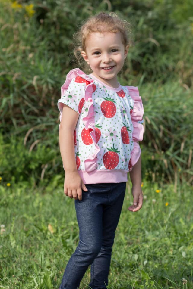 Iced Tee Top SEWING PDF PATTERN ***Projector Friendly File Included***