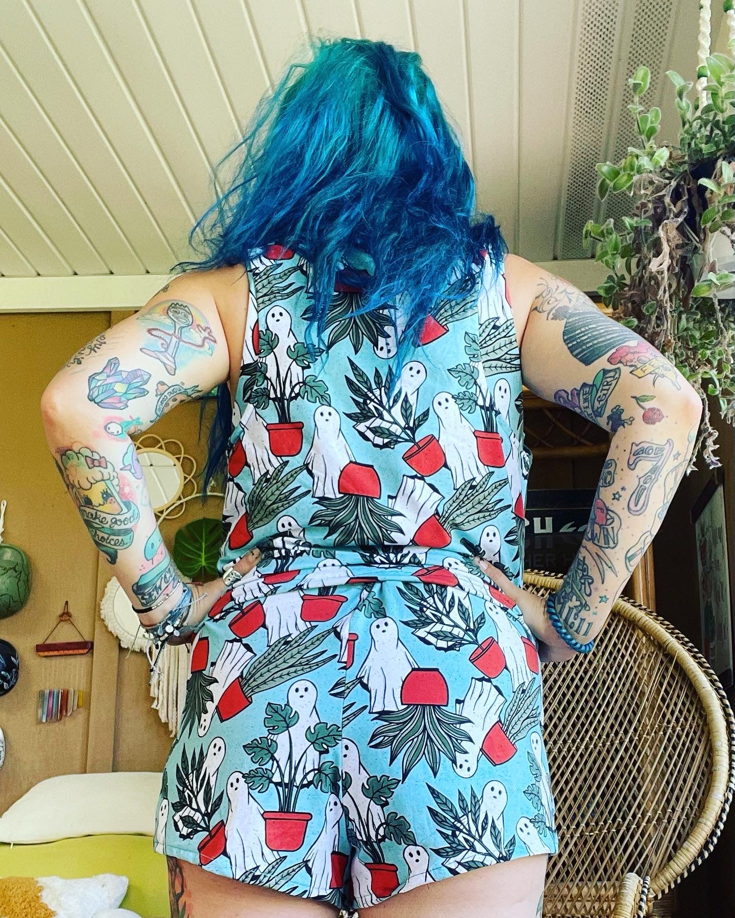 Adult Digital Sewing PDF Pattern - Sweet Sleep Set - Shorts and Tank top Pajamas