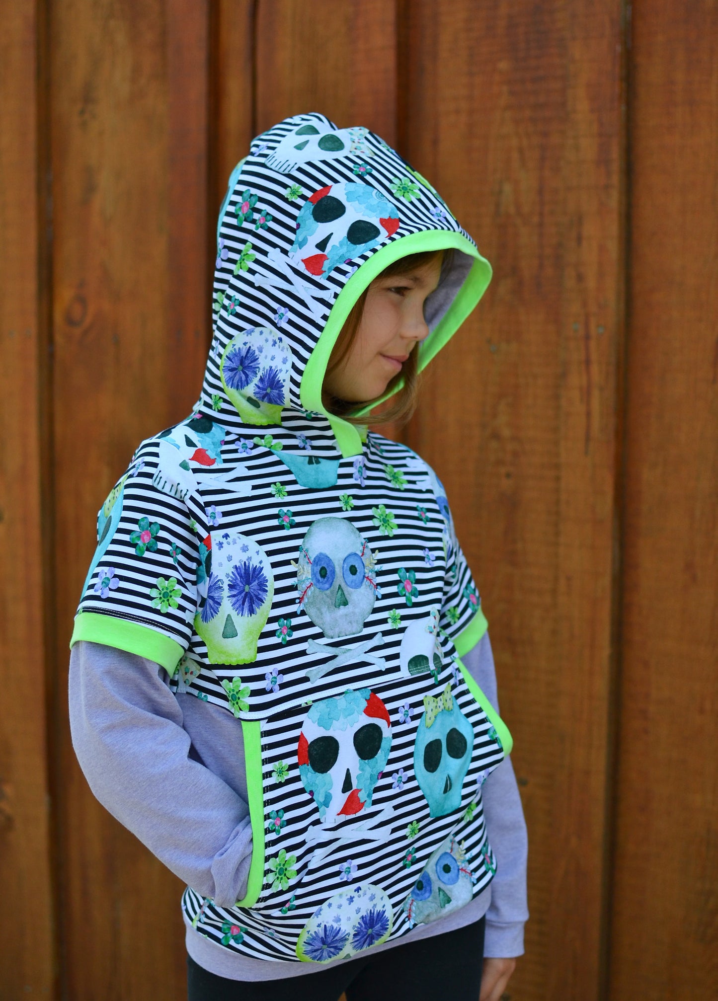 Kids Candy Pocket Tee - Multiple options available - Digital PDF Sewing Pattern