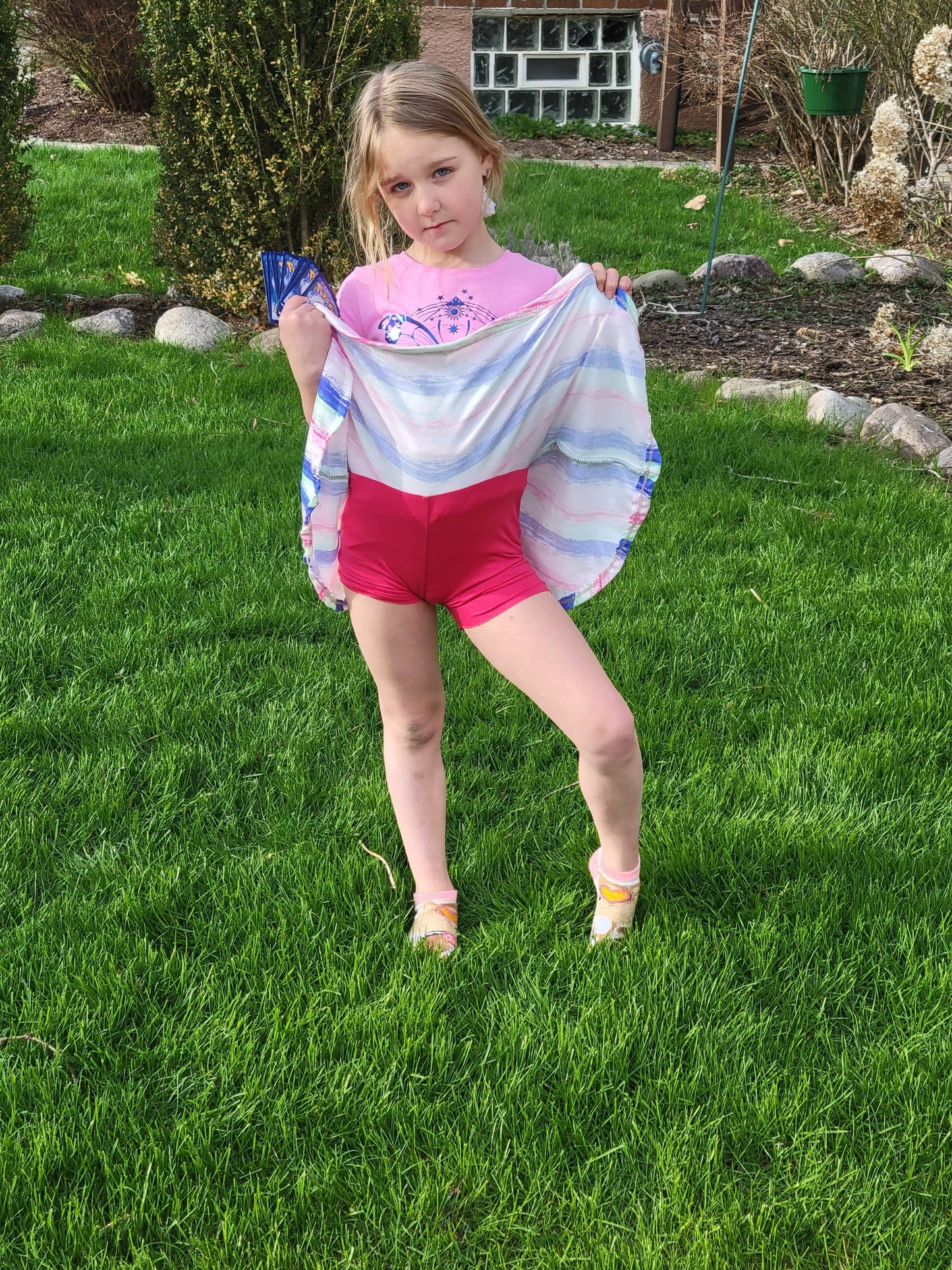 Kids Sporty Skorty Skirt, Shorts to full length yoga pants - Digital PDF Sewing Pattern - Size Preemie to 20 youth