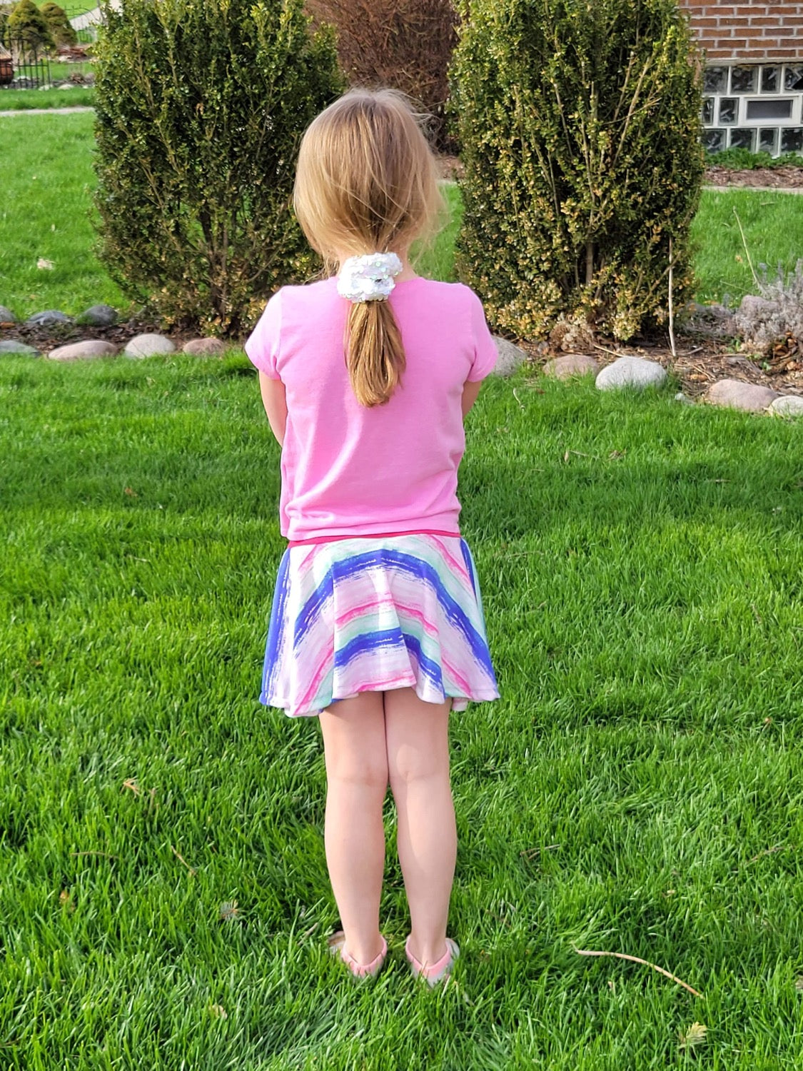 Kids Sporty Skorty Skirt, Shorts to full length yoga pants - Digital PDF Sewing Pattern - Size Preemie to 20 youth