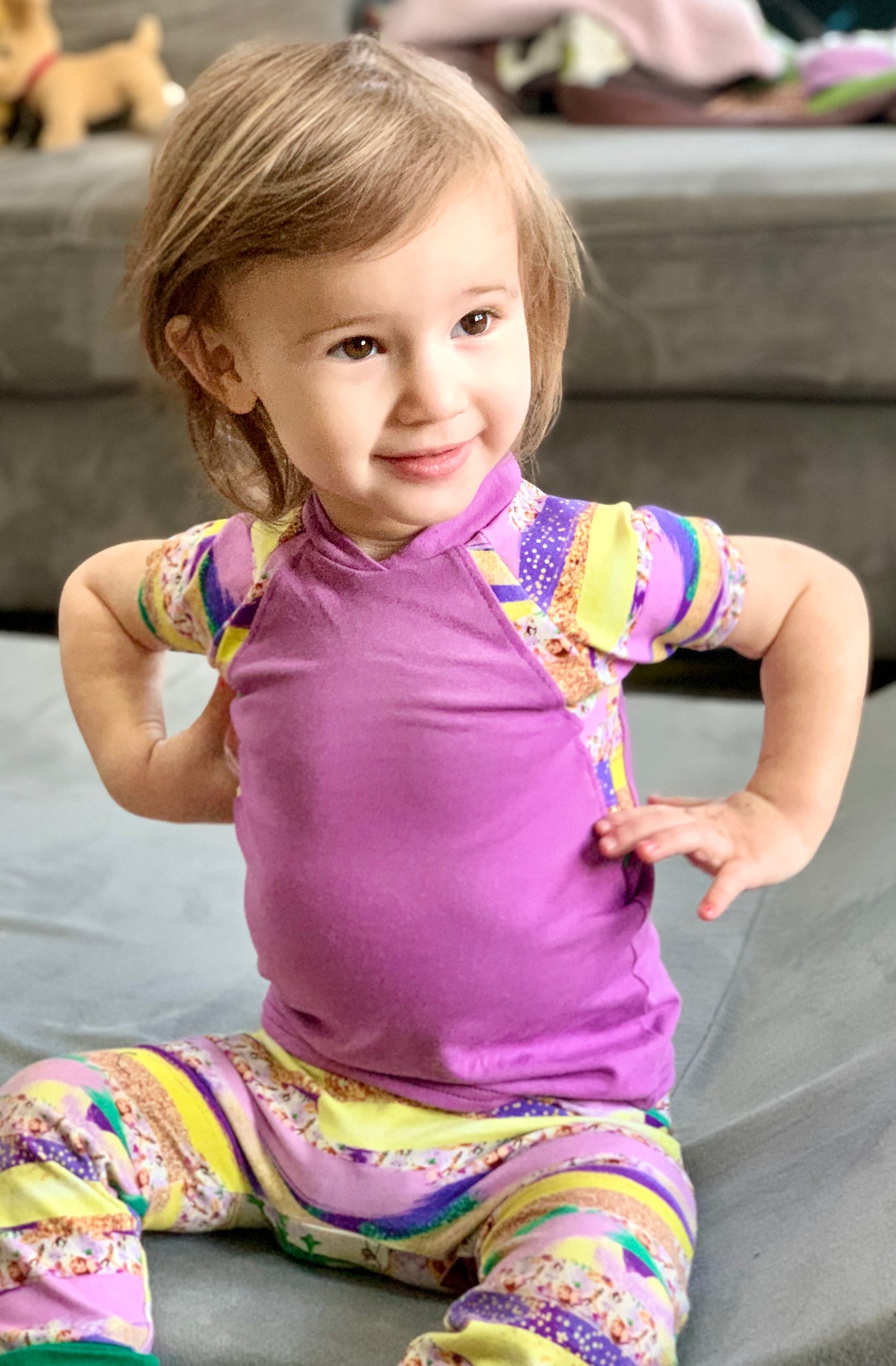 Kids Rockin Raglan Tee - Multiple options available - Short Sleeve, Gathered Sleeve, Long Sleeve Digital PDF Sewing Pattern