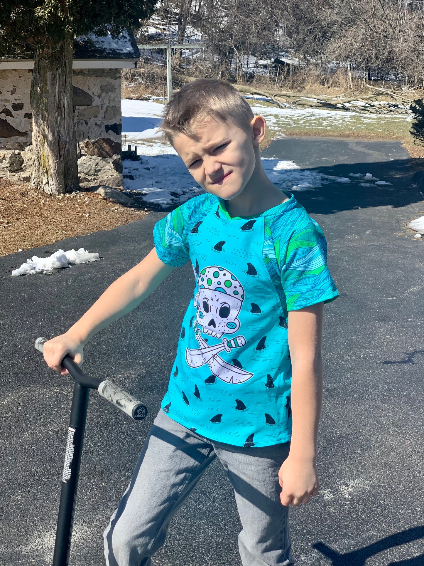 Kids Rockin Raglan Tee - Multiple options available - Short Sleeve, Gathered Sleeve, Long Sleeve Digital PDF Sewing Pattern