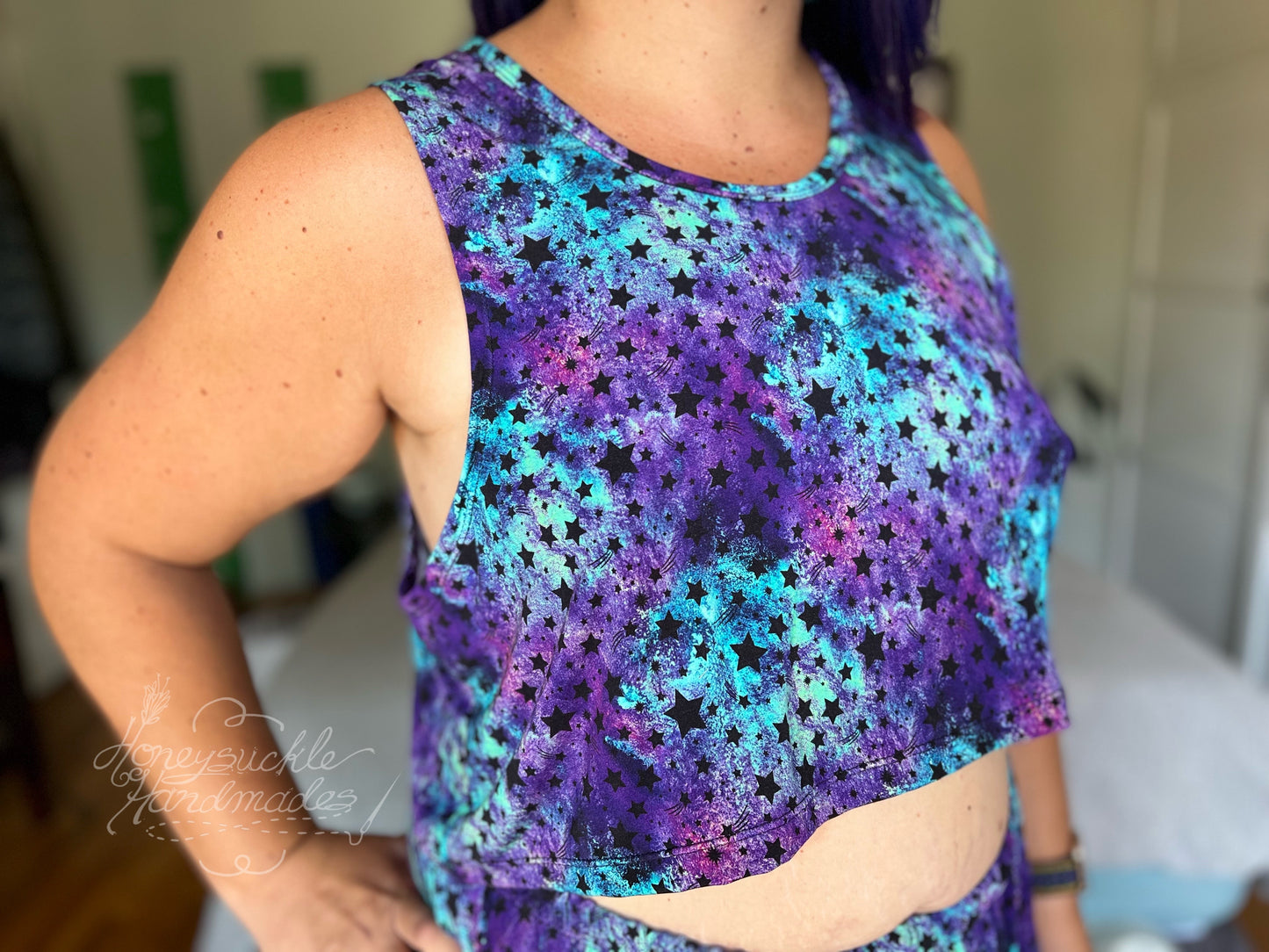 Adult Digital Sewing PDF Pattern - Sweet Sleep Set - Shorts and Tank top Pajamas