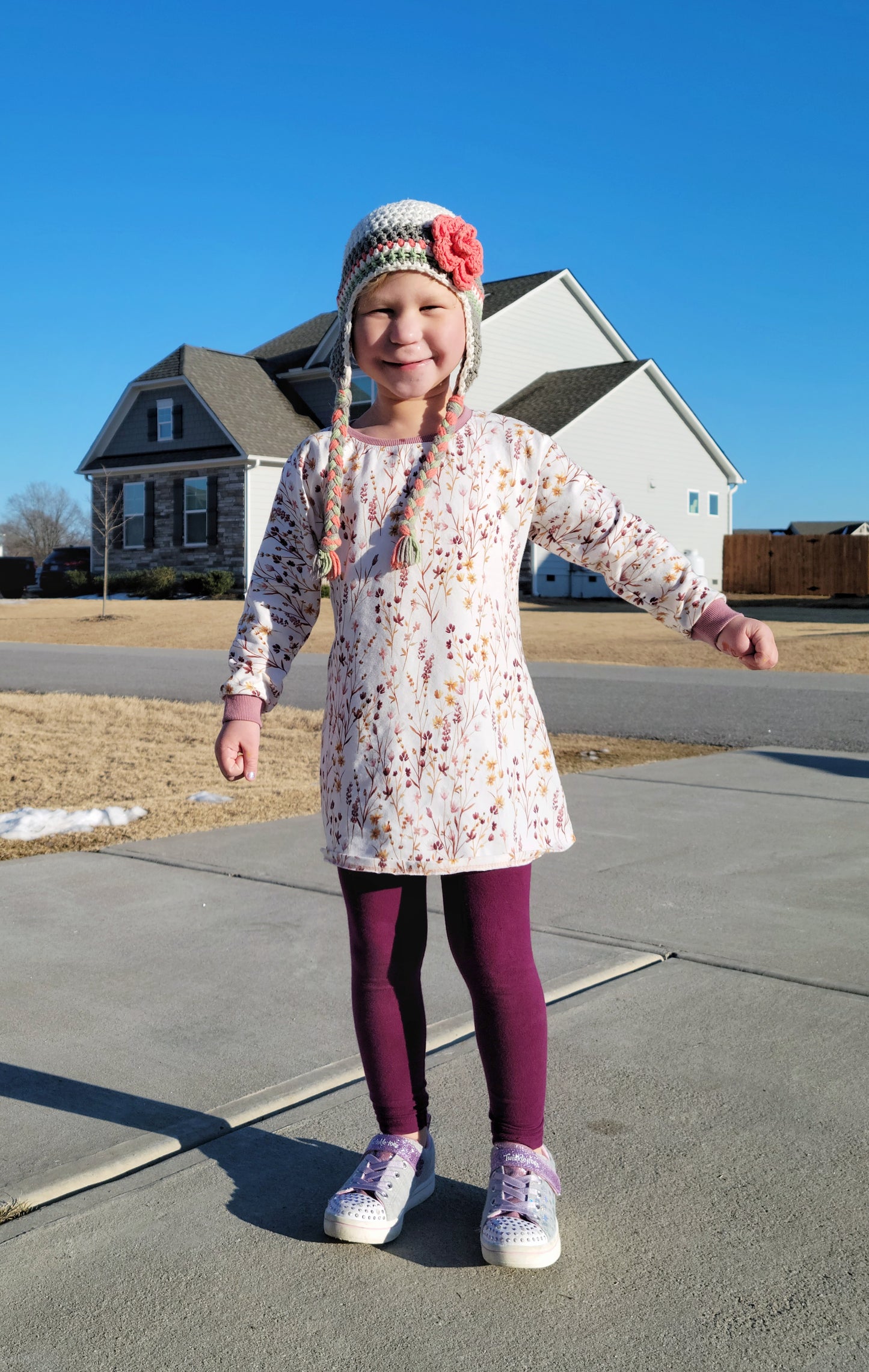 Kids All Seasons Dolman - Top, Tunic, Dress & Hi-Low - Digital PDF Pattern for Sewing