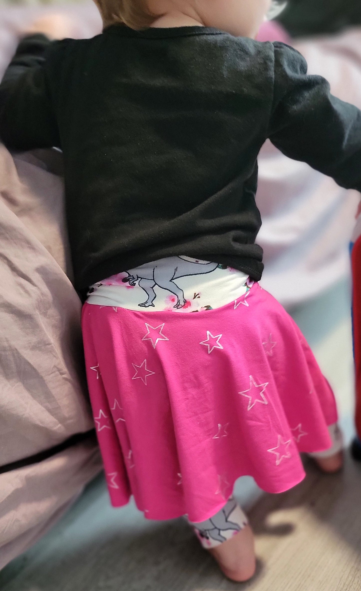 Kids Sporty Skorty Skirt, Shorts to full length yoga pants - Digital PDF Sewing Pattern - Size Preemie to 20 youth