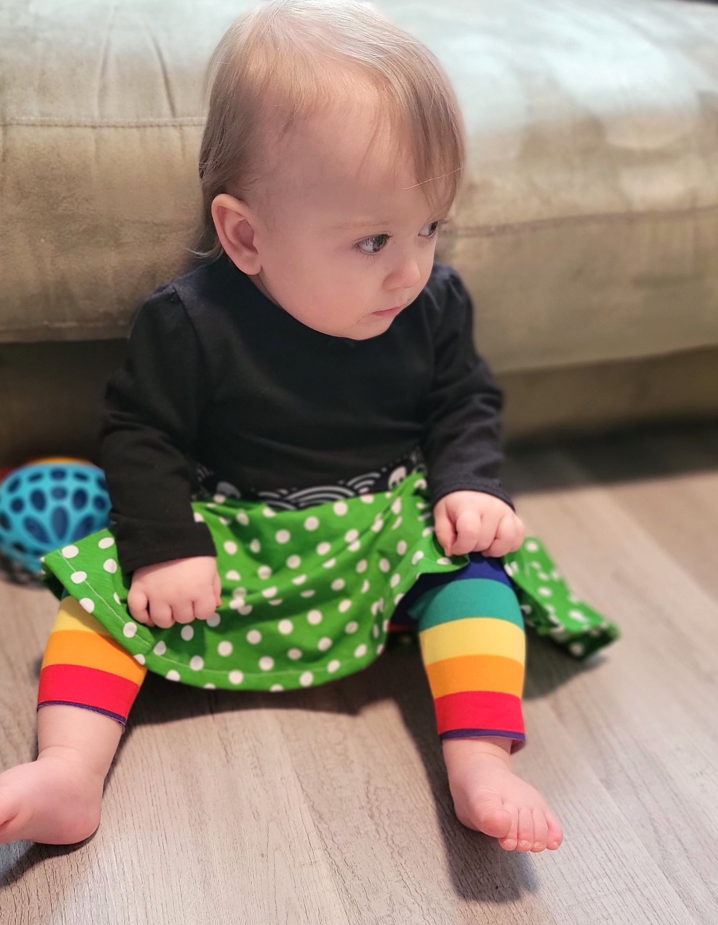 Kids Sporty Skorty Skirt, Shorts to full length yoga pants - Digital PDF Sewing Pattern - Size Preemie to 20 youth