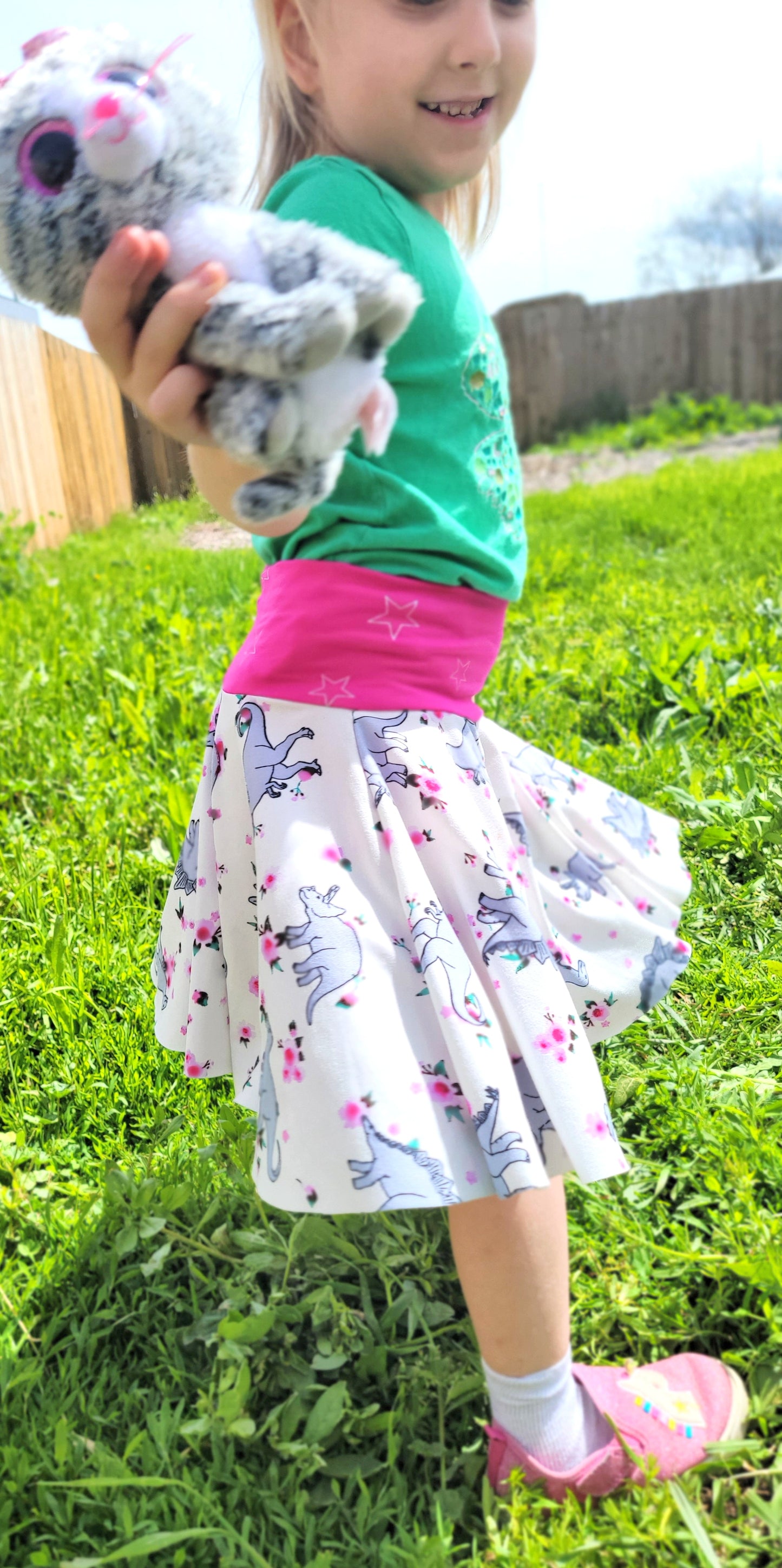 Kids Sporty Skorty Skirt, Shorts to full length yoga pants - Digital PDF Sewing Pattern - Size Preemie to 20 youth