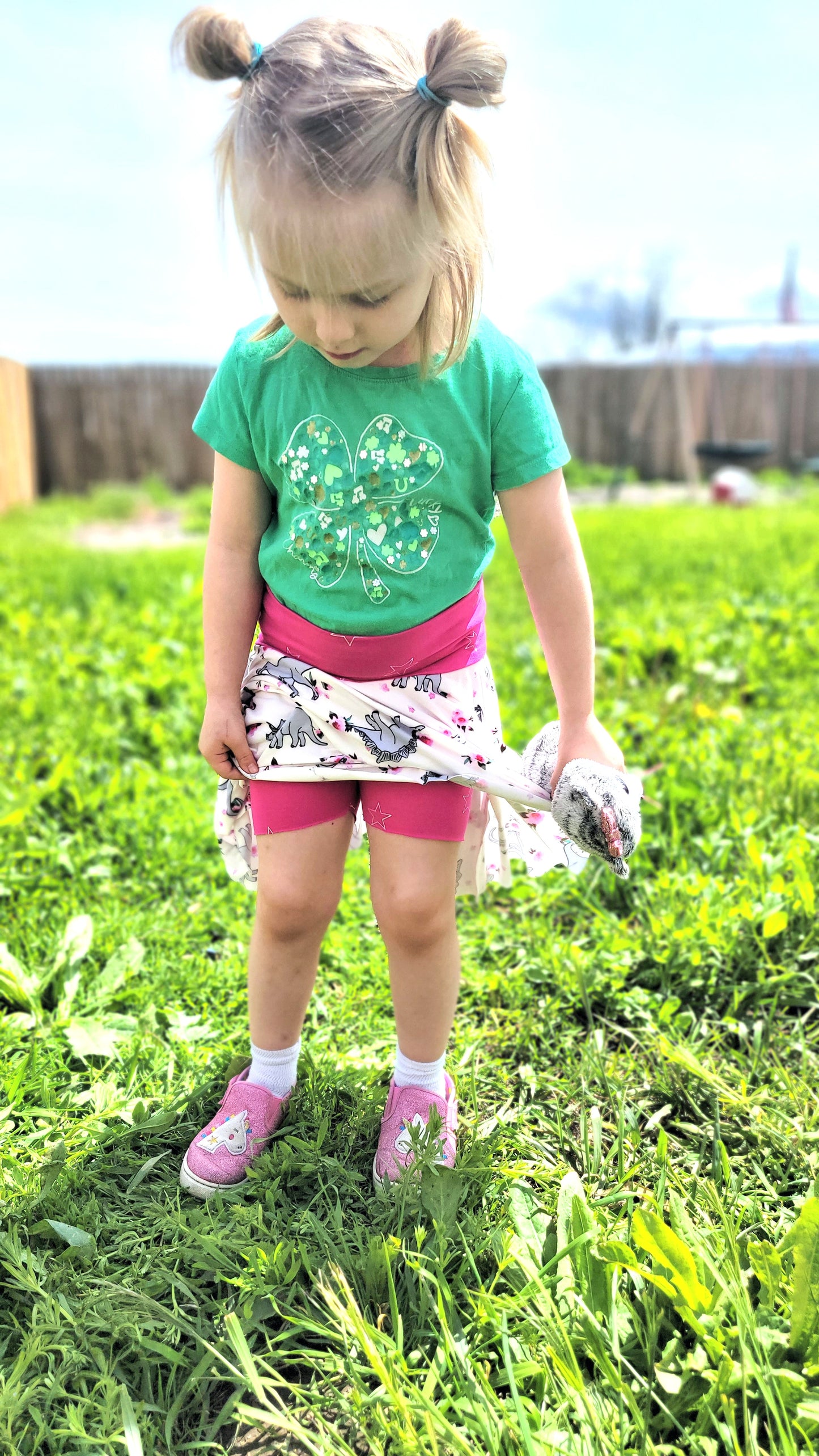 Kids Sporty Skorty Skirt, Shorts to full length yoga pants - Digital PDF Sewing Pattern - Size Preemie to 20 youth