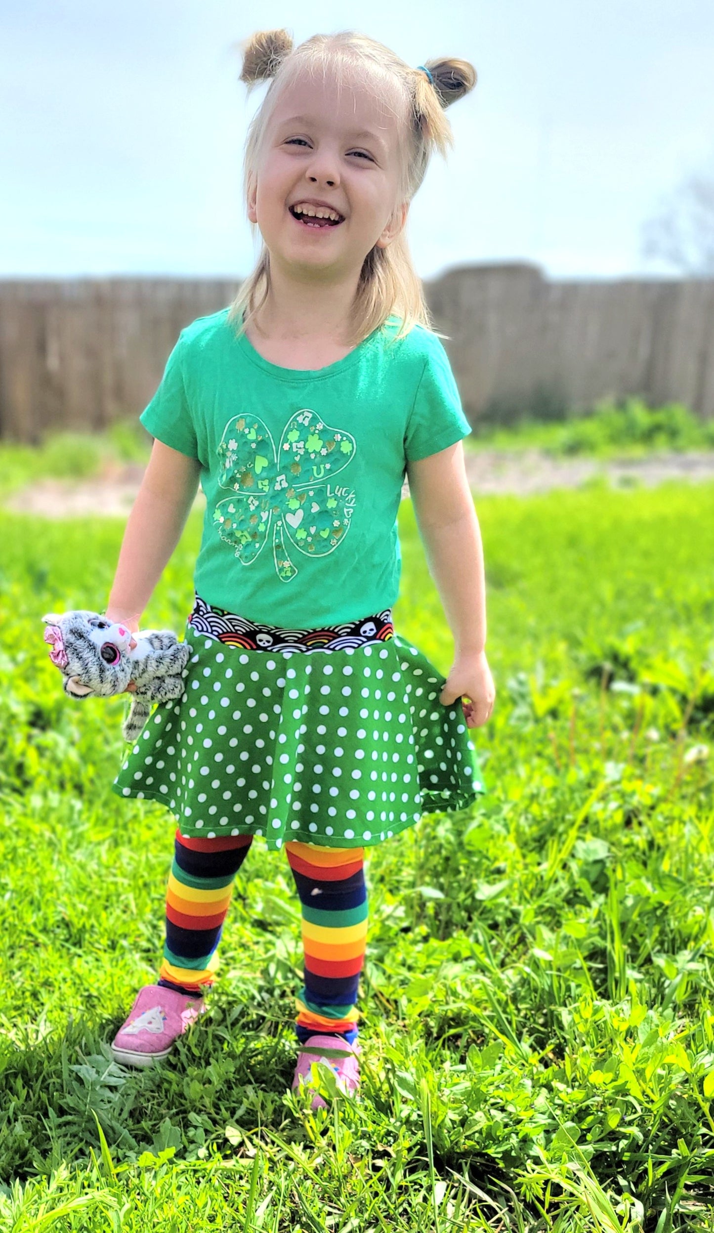 Kids Sporty Skorty Skirt, Shorts to full length yoga pants - Digital PDF Sewing Pattern - Size Preemie to 20 youth