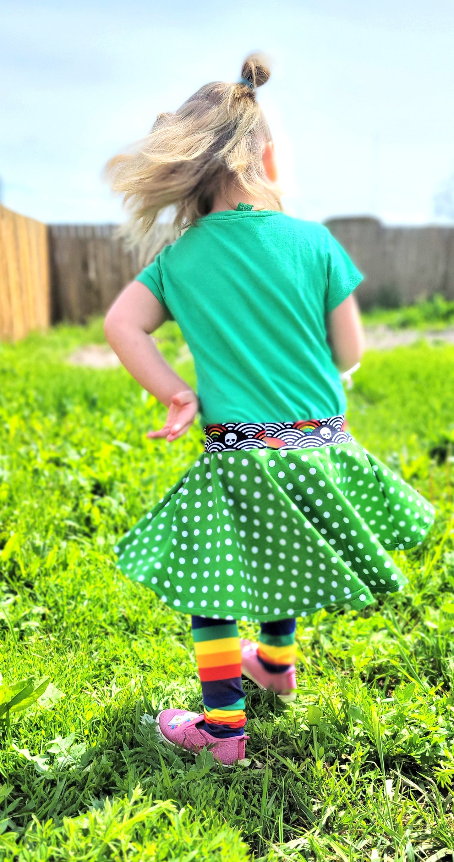 Kids Sporty Skorty Skirt, Shorts to full length yoga pants - Digital PDF Sewing Pattern - Size Preemie to 20 youth