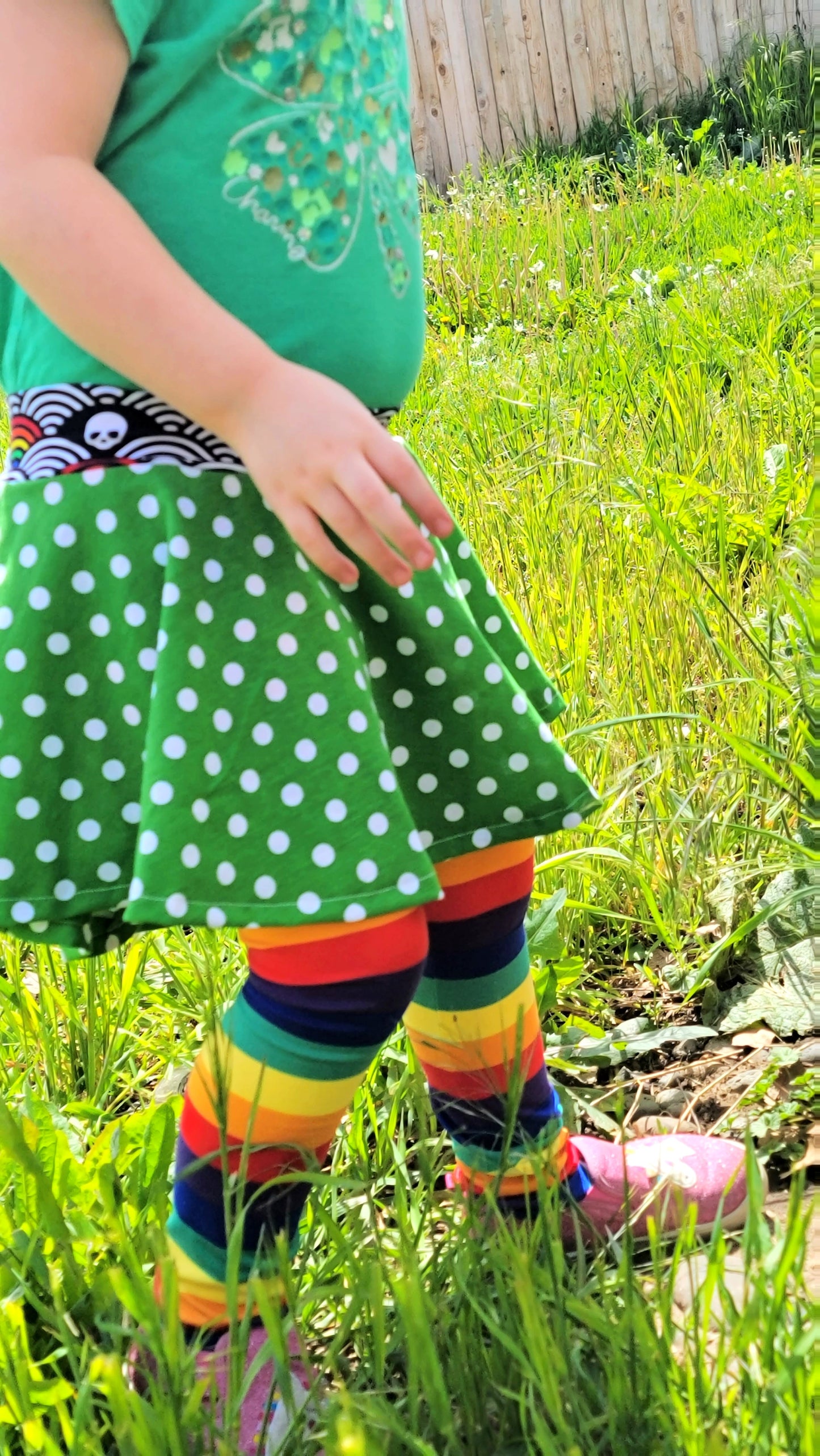 Kids Sporty Skorty Skirt, Shorts to full length yoga pants - Digital PDF Sewing Pattern - Size Preemie to 20 youth