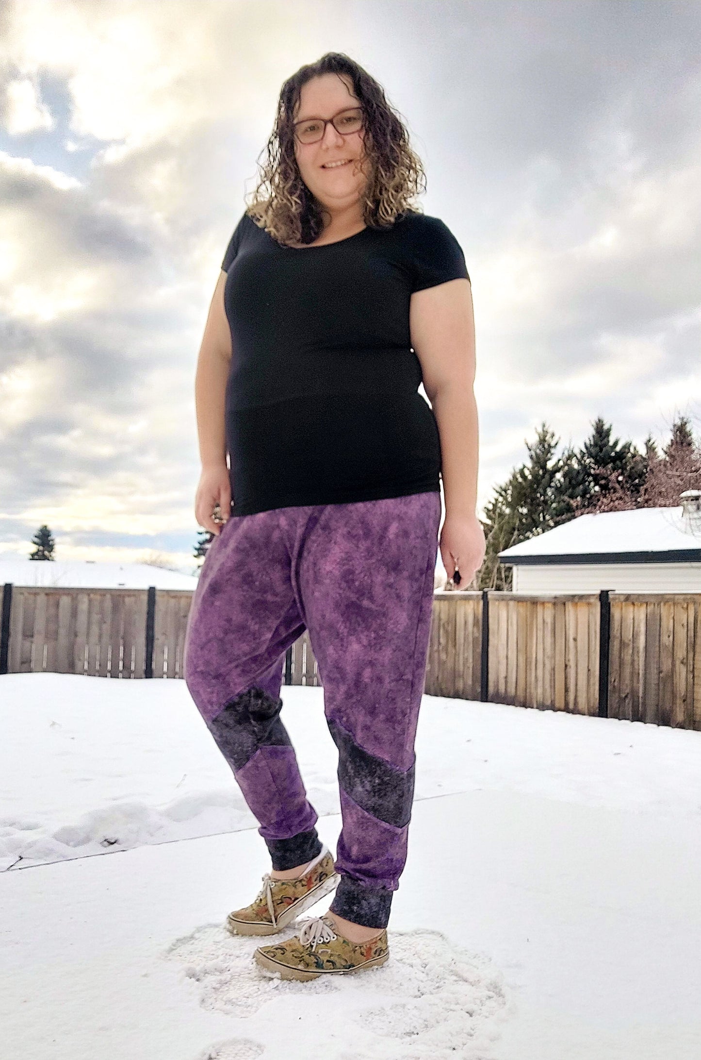 Adult Size - The Universal Joggers - Unisex Stretch Pants with color block options PDF Digital Sewing Patterns