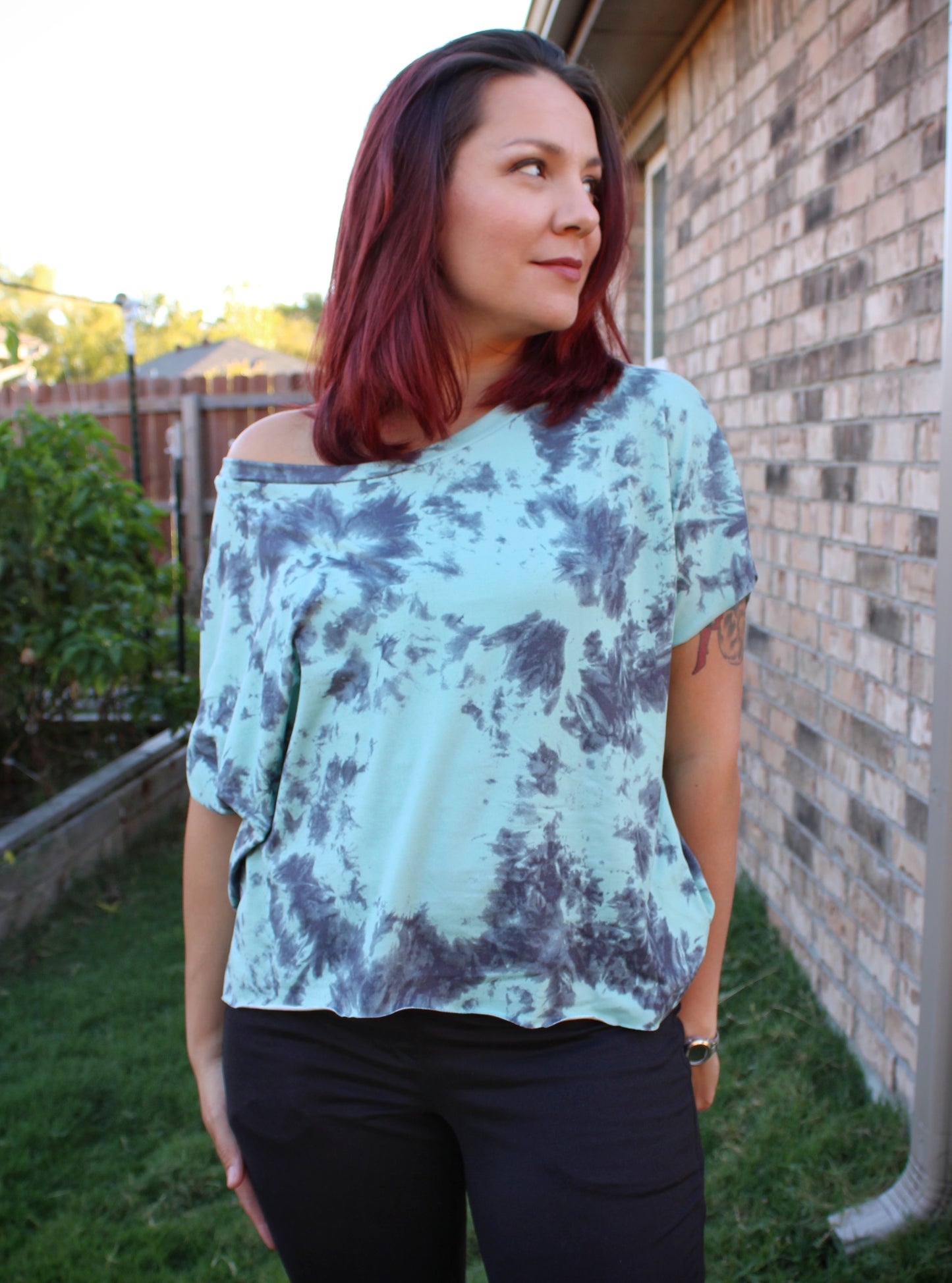 Adult Twist & Slouch - Digital Sewing Pattern - dolman style top
