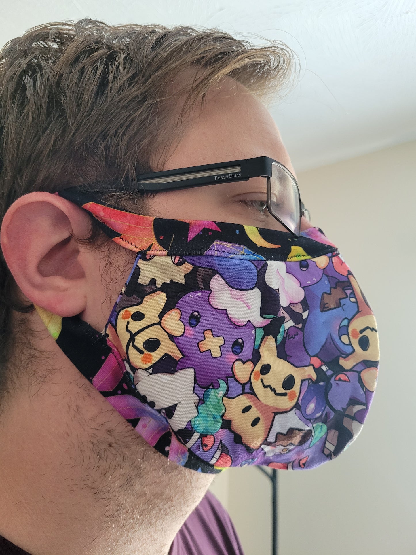 Mask Face Covering PDF Digital Pattern - 5 sizes child through adult