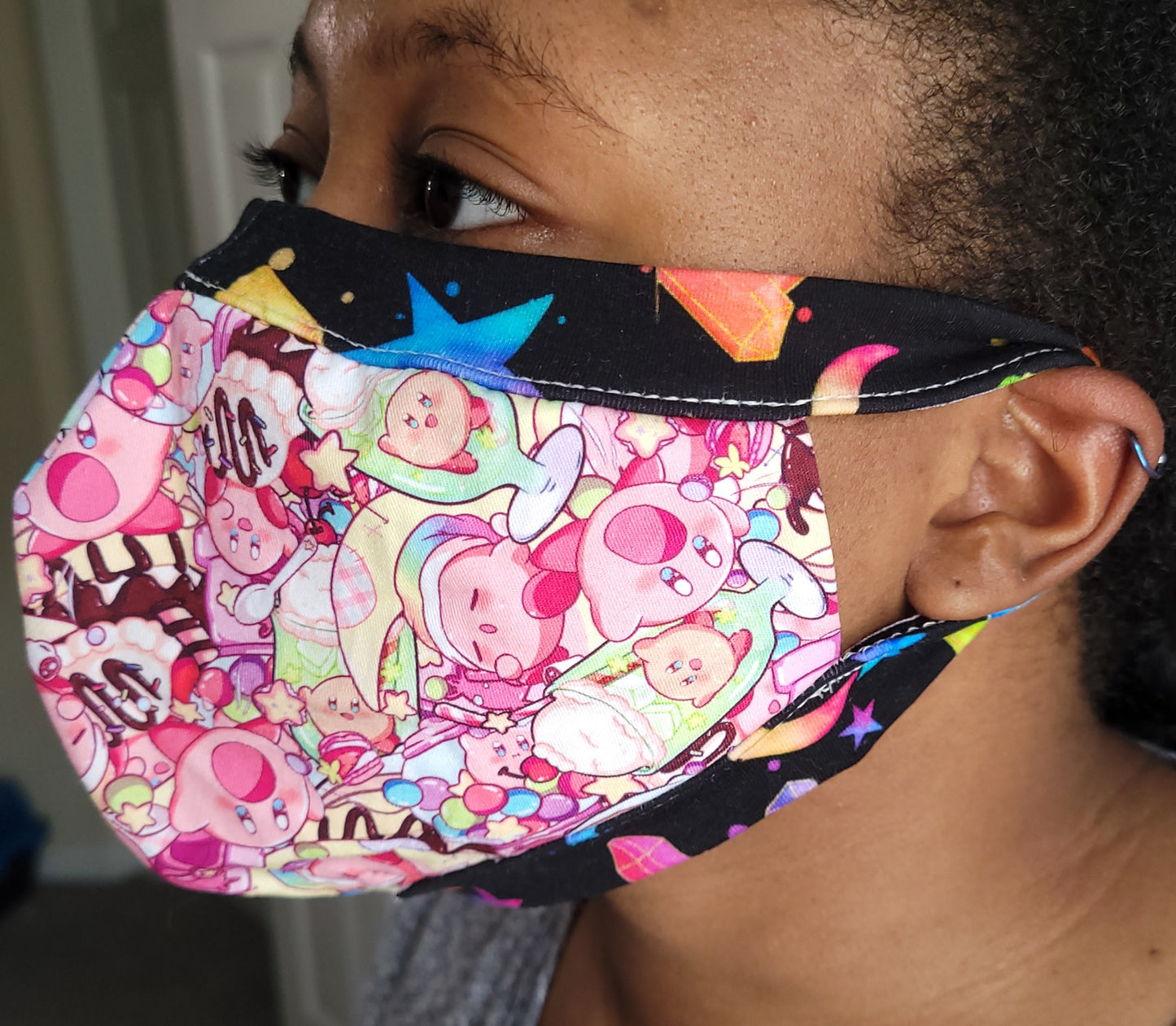 Mask Face Covering PDF Digital Pattern - 5 sizes child through adult