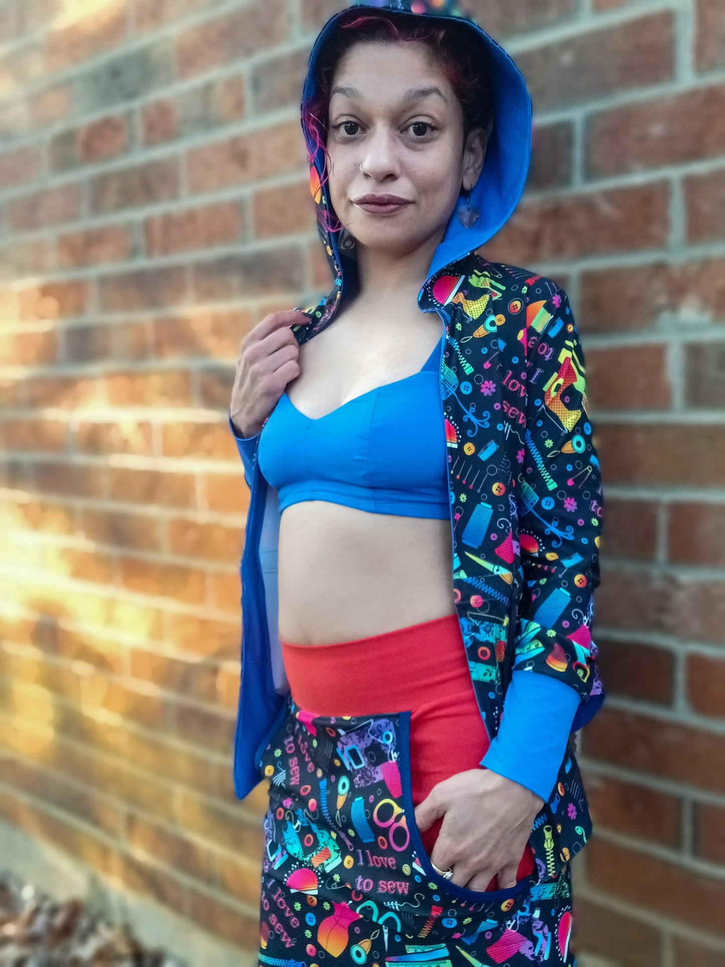 Adult Candy Pocket Skirt - Digital PDF Sewing Pattern - Size 28" hip to 83" hip