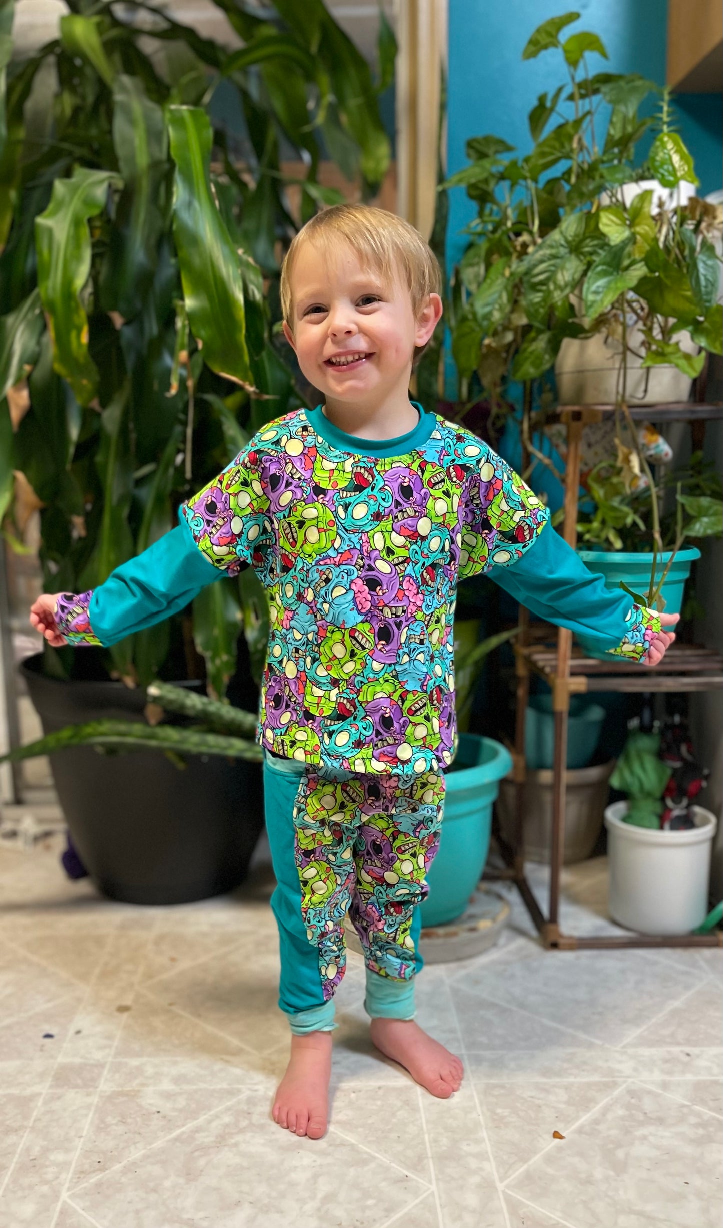 Kids All Seasons Dolman - Top, Tunic, Dress & Hi-Low - Digital PDF Pattern for Sewing
