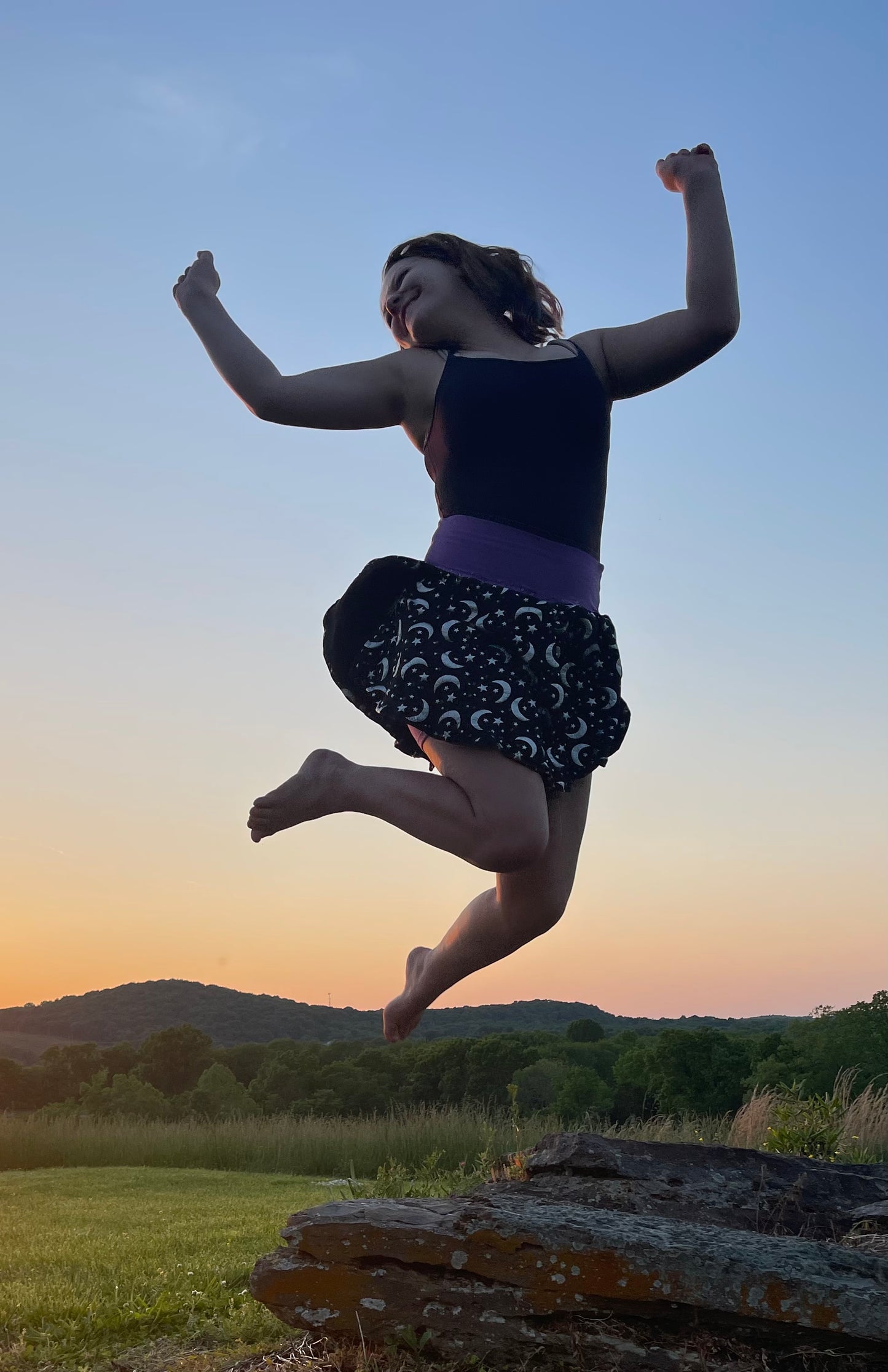 Kids Sporty Skorty Skirt, Shorts to full length yoga pants - Digital PDF Sewing Pattern - Size Preemie to 20 youth