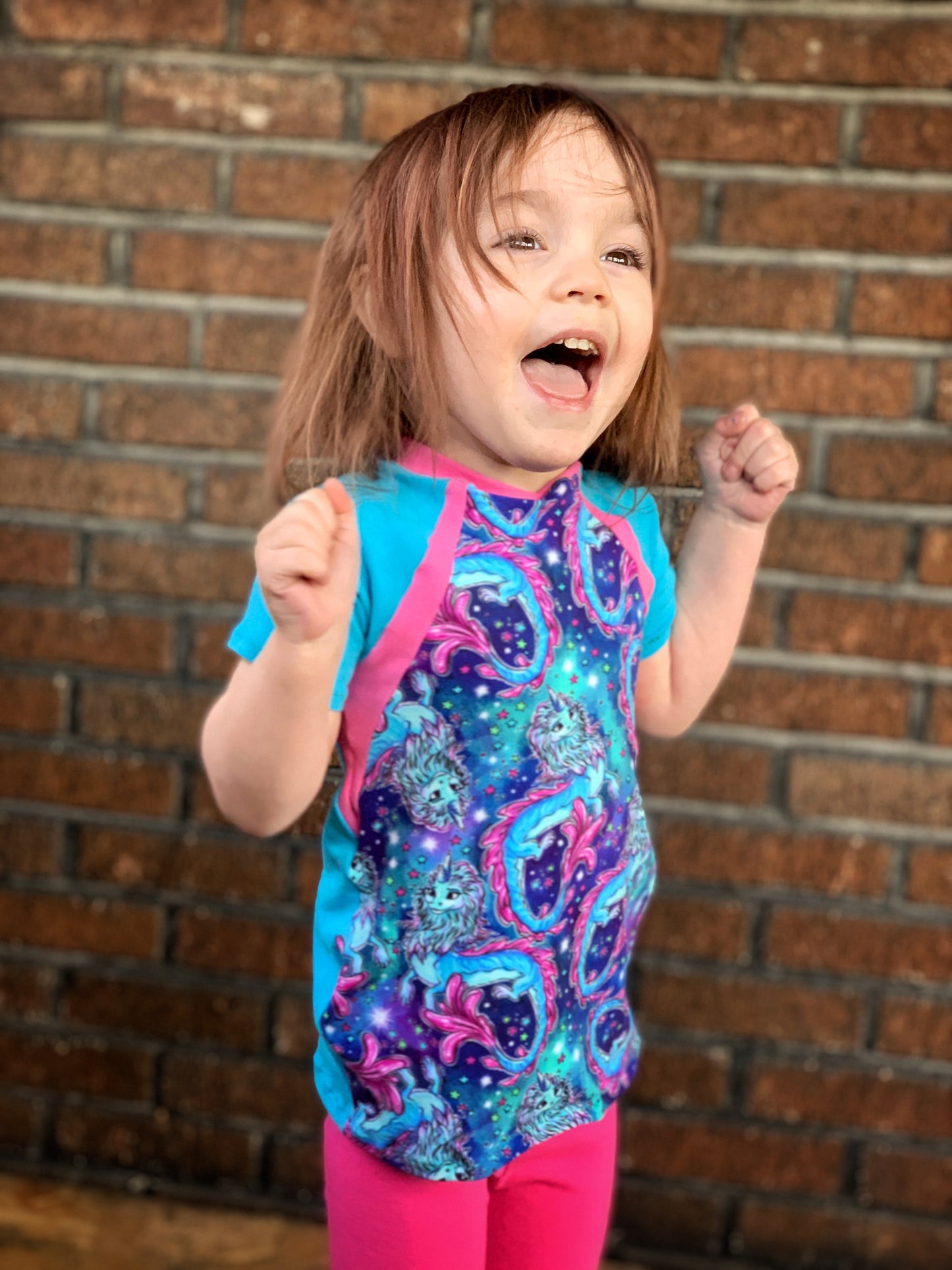 Kids Rockin Raglan Tee - Multiple options available - Short Sleeve, Gathered Sleeve, Long Sleeve Digital PDF Sewing Pattern