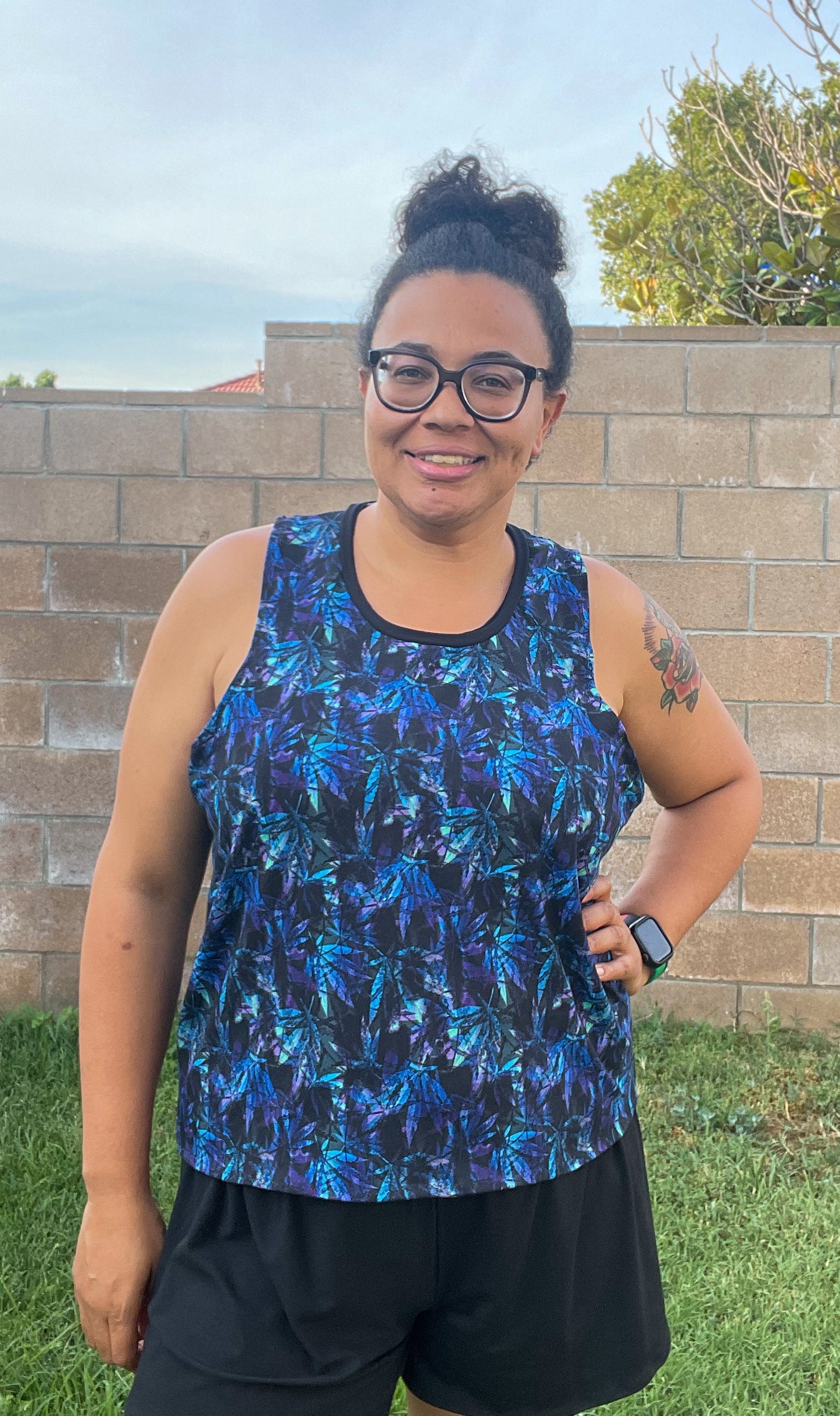 Adult Digital Sewing PDF Pattern - Sweet Sleep Set - Shorts and Tank top Pajamas