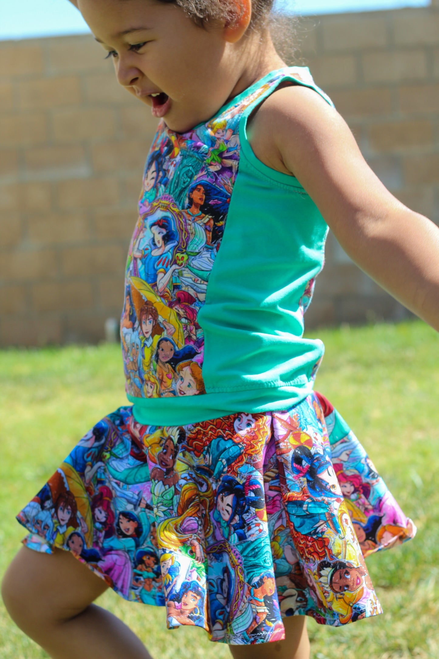 Kids Sporty Skorty Skirt, Shorts to full length yoga pants - Digital PDF Sewing Pattern - Size Preemie to 20 youth
