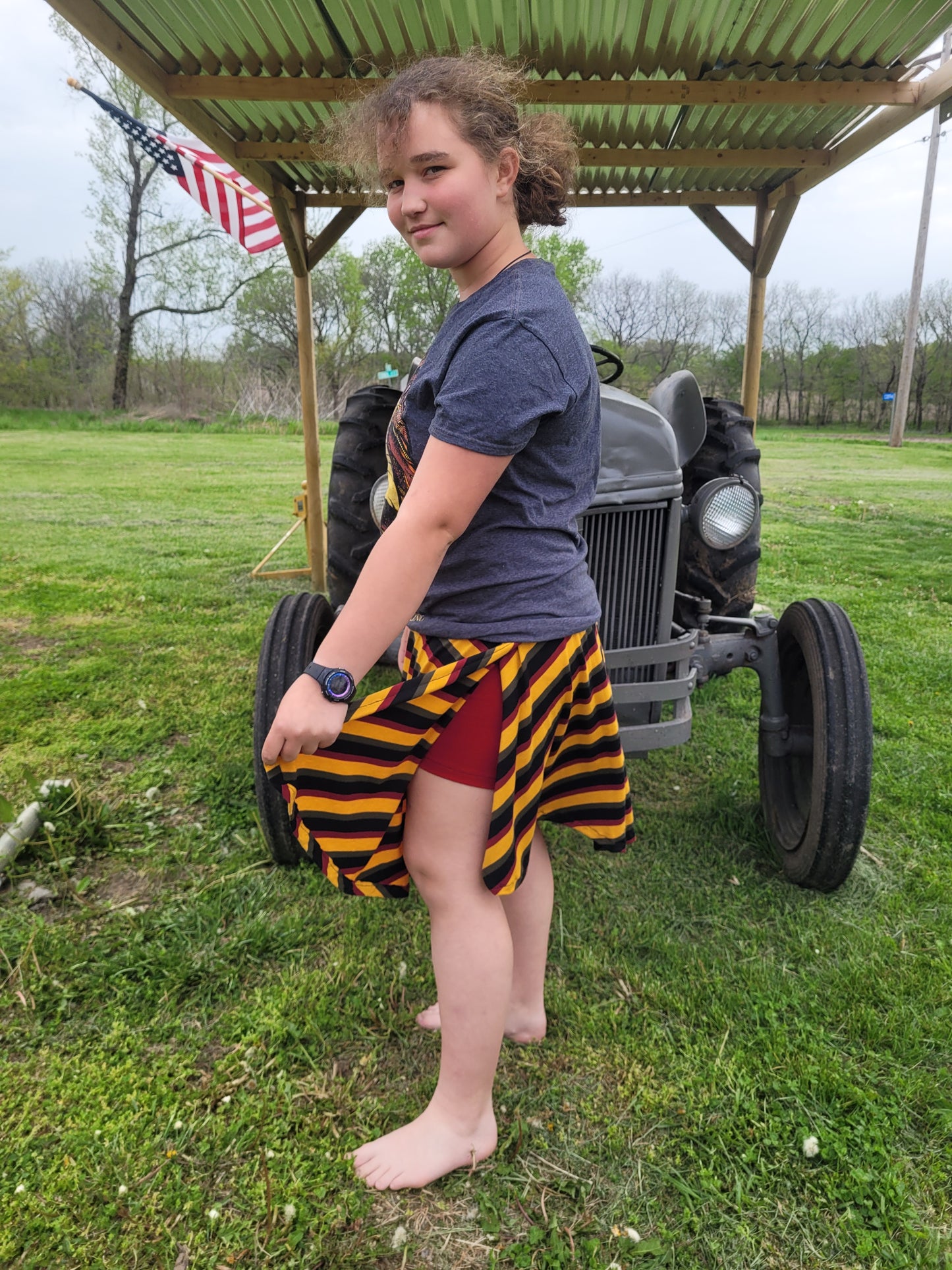 Kids Sporty Skorty Skirt, Shorts to full length yoga pants - Digital PDF Sewing Pattern - Size Preemie to 20 youth