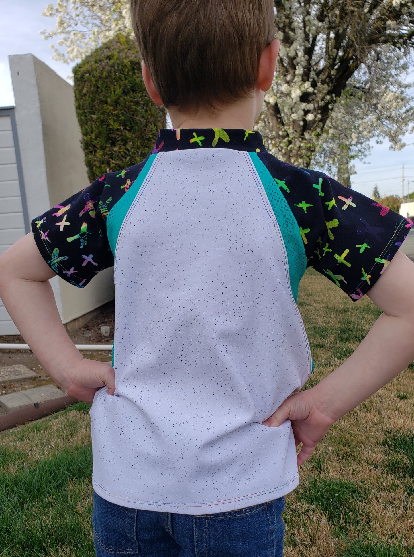 Kids Rockin Raglan Tee - Multiple options available - Short Sleeve, Gathered Sleeve, Long Sleeve Digital PDF Sewing Pattern
