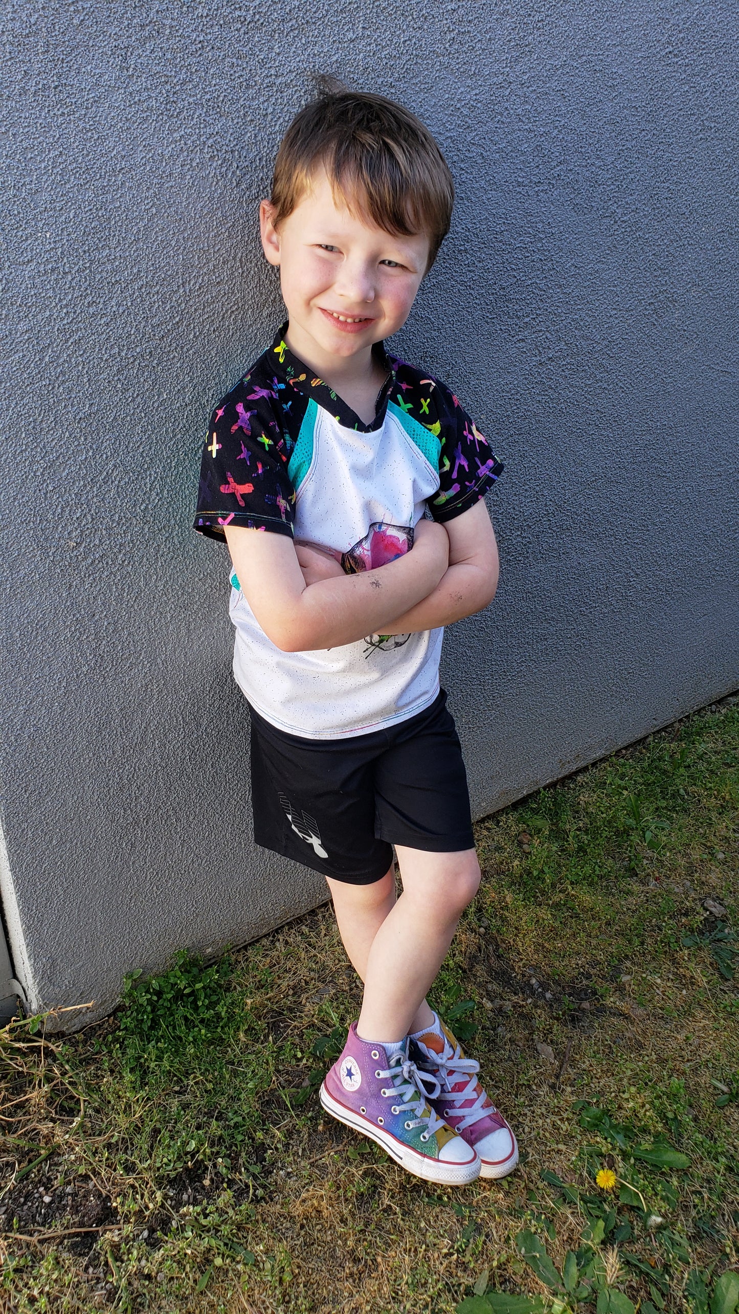 Kids Rockin Raglan Tee - Multiple options available - Short Sleeve, Gathered Sleeve, Long Sleeve Digital PDF Sewing Pattern