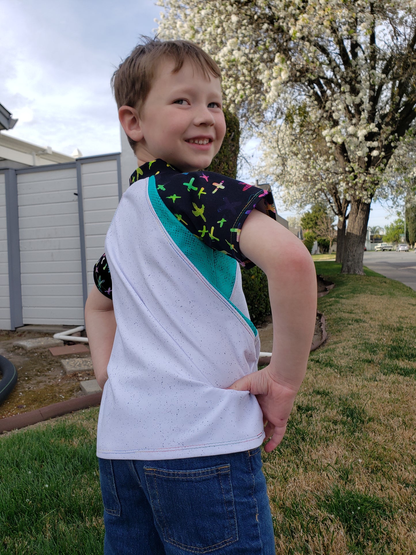 Kids Rockin Raglan Tee - Multiple options available - Short Sleeve, Gathered Sleeve, Long Sleeve Digital PDF Sewing Pattern