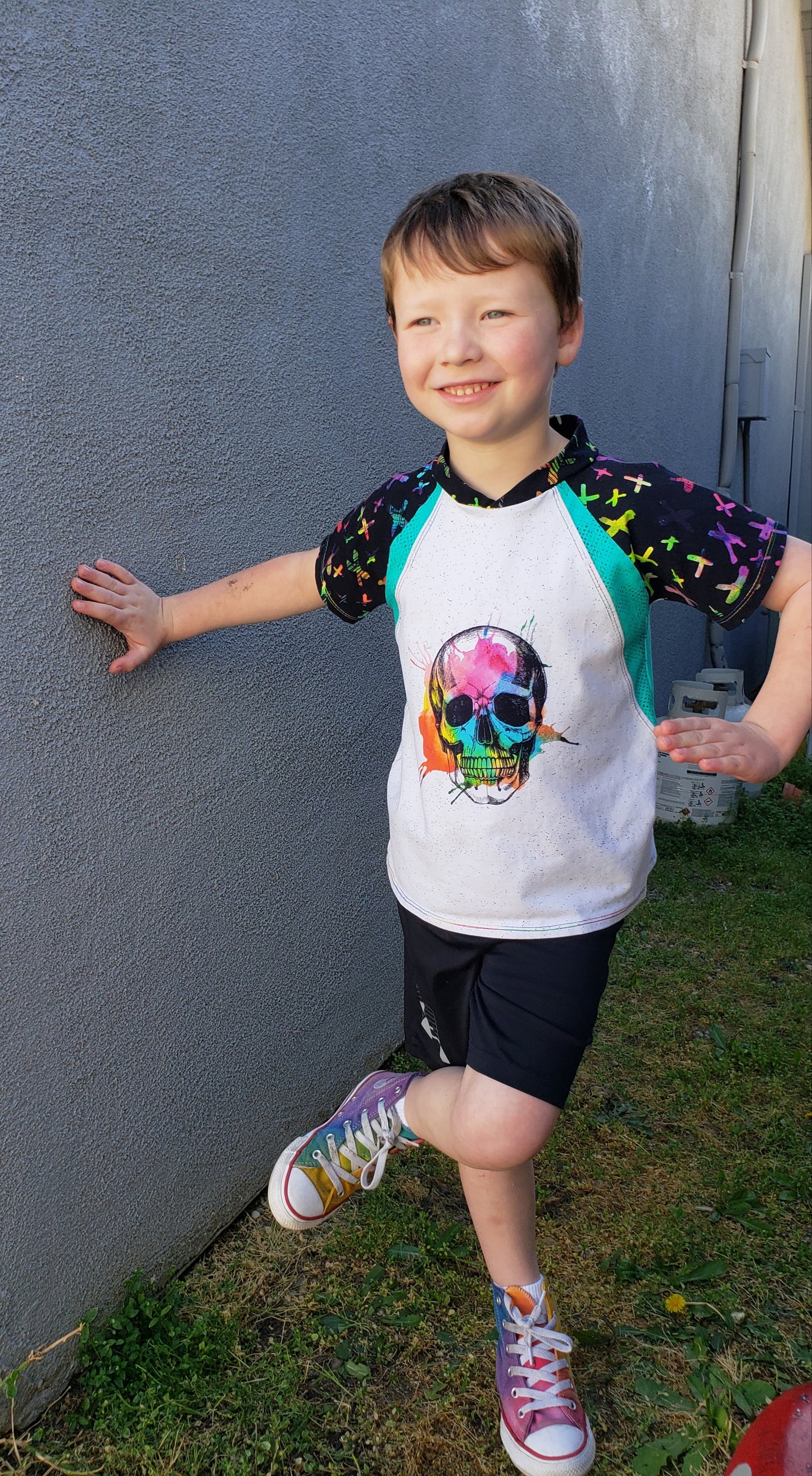 Kids Rockin Raglan Tee - Multiple options available - Short Sleeve, Gathered Sleeve, Long Sleeve Digital PDF Sewing Pattern