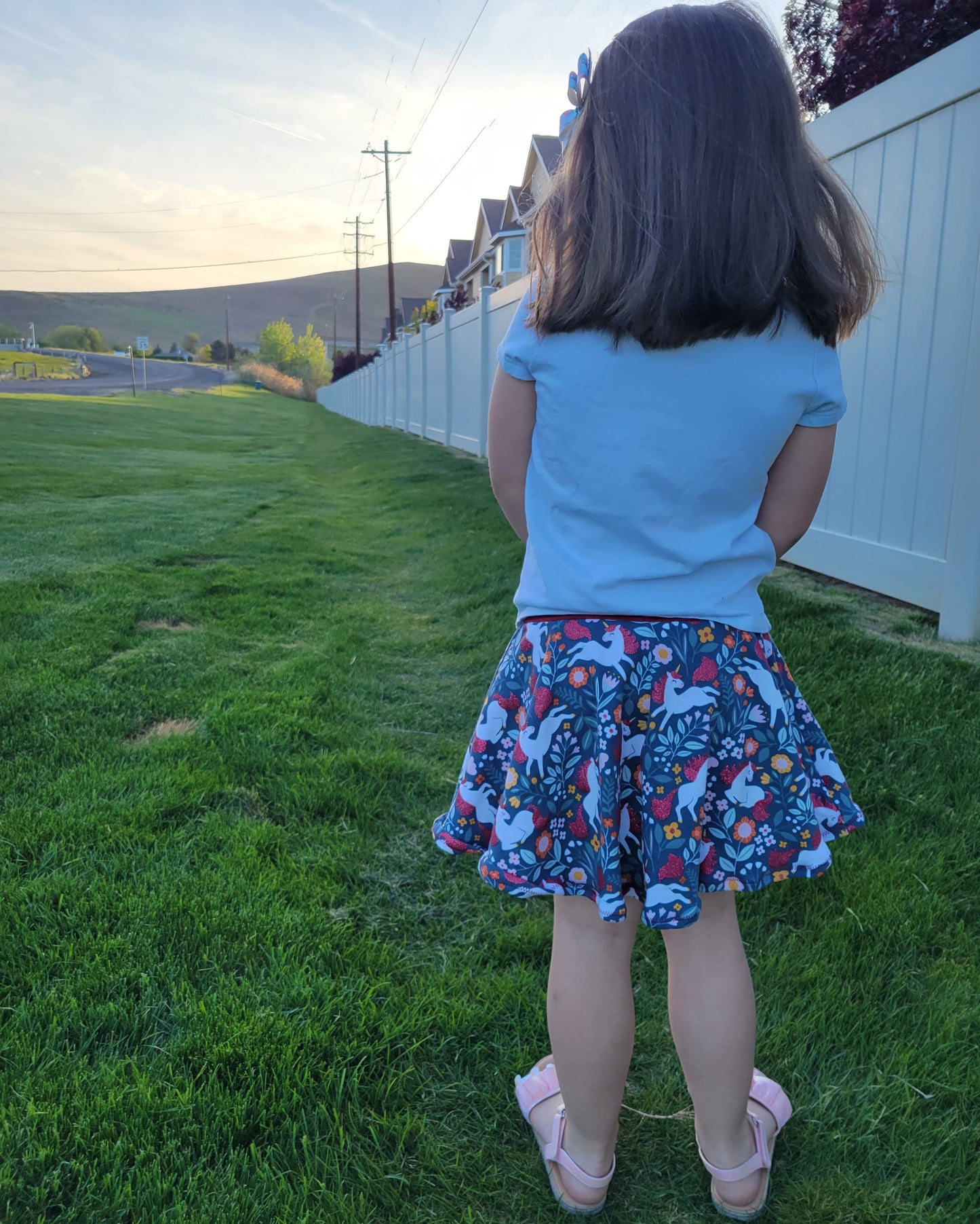 Kids Sporty Skorty Skirt, Shorts to full length yoga pants - Digital PDF Sewing Pattern - Size Preemie to 20 youth