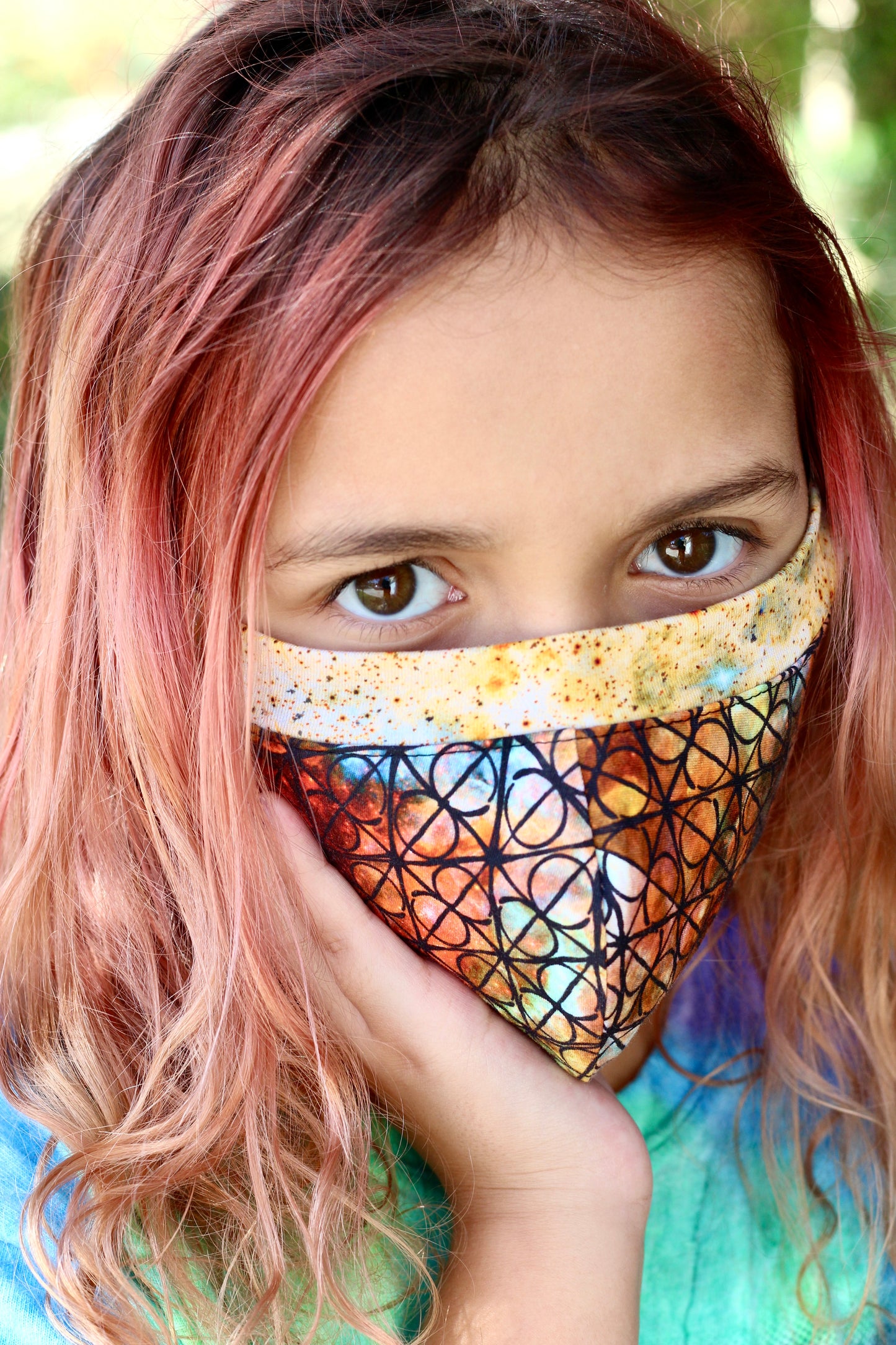 Mask Face Covering PDF Digital Pattern - 5 sizes child through adult