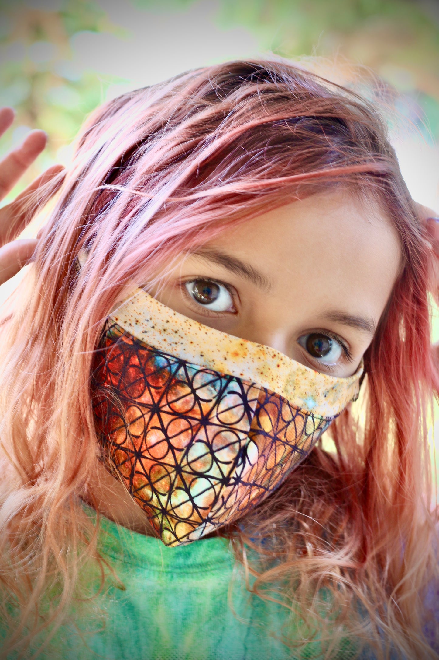 Mask Face Covering PDF Digital Pattern - 5 sizes child through adult