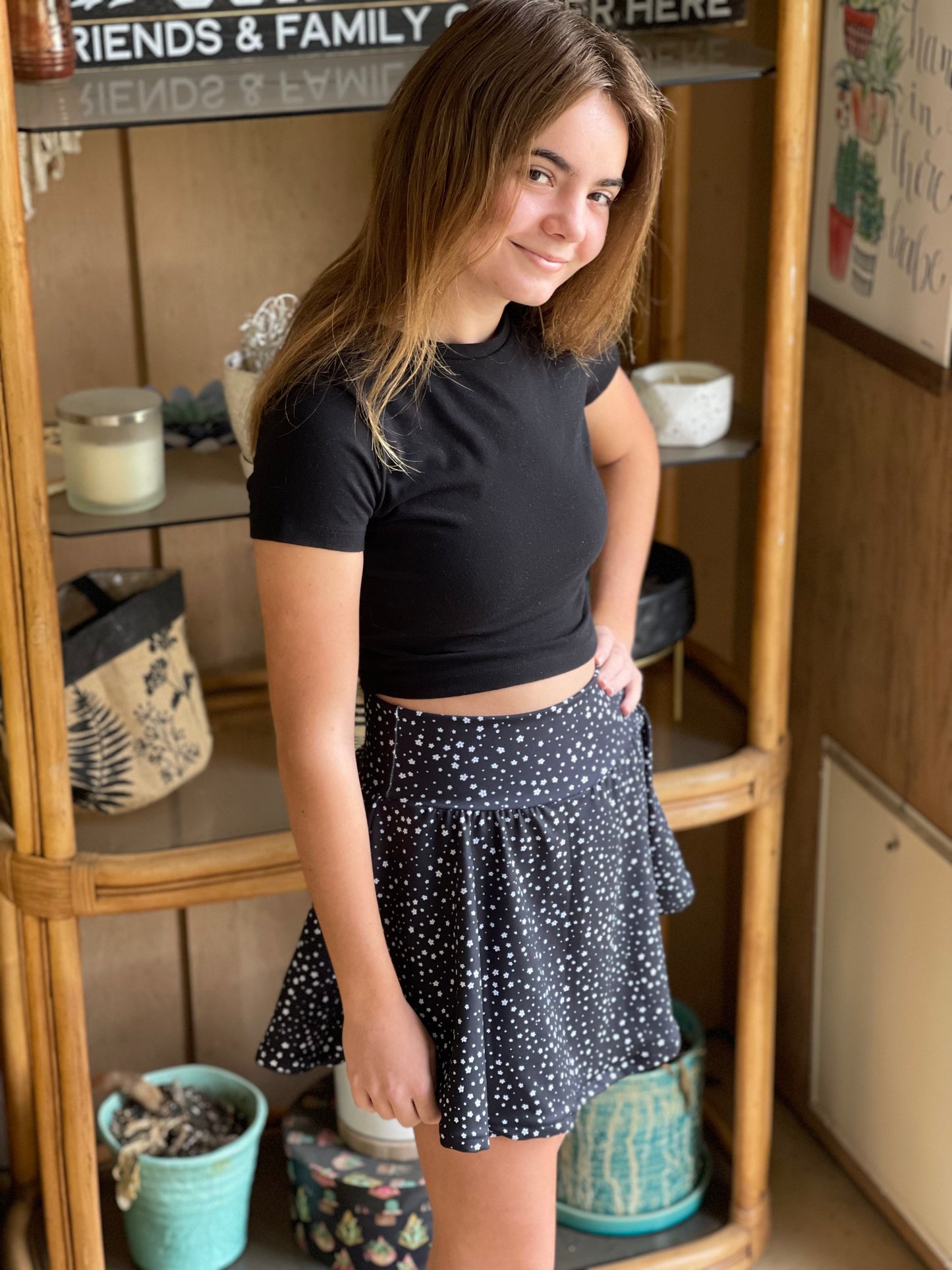 Adult Sporty Skorty Skirt, Shorts to full length yoga pants - Digital PDF Sewing Pattern - 28" hip to 83" hip