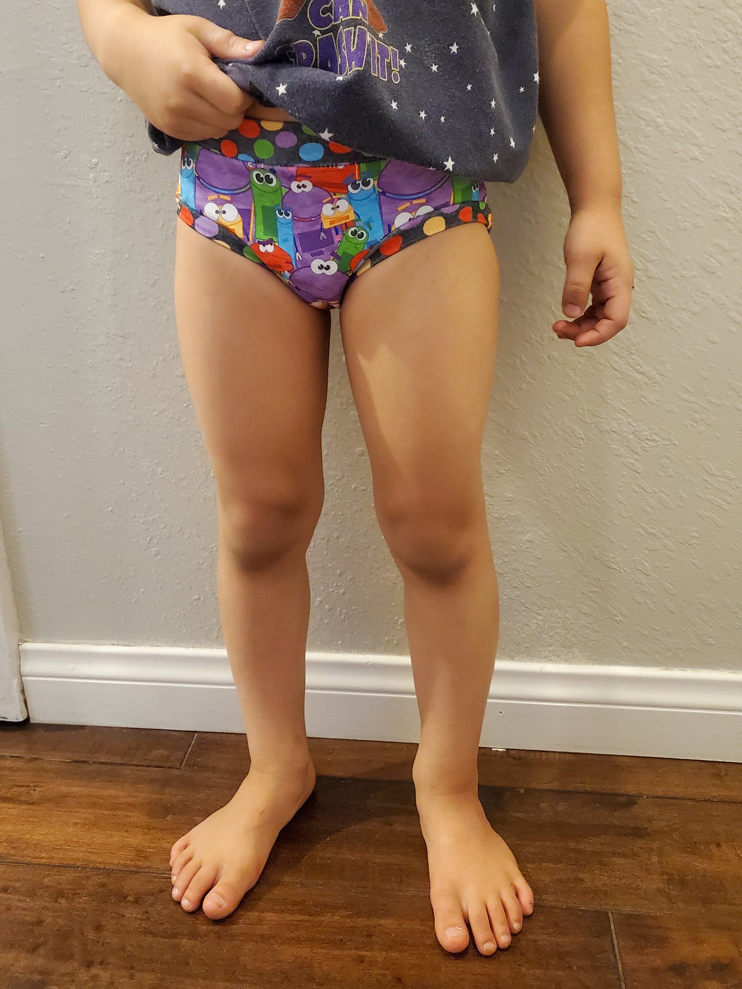 KIDS SIZE undies RockerByeBooties - PDF - Digital Pattern File for garment sewing underwear diaper cover training underwear menstruation