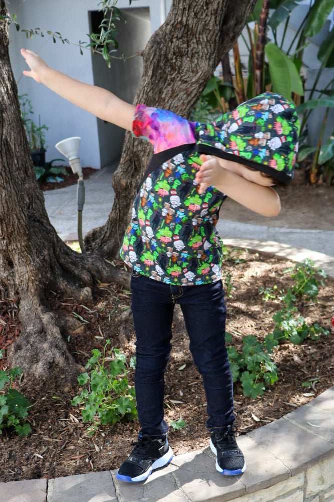 Kids Rockin Raglan Tee - Multiple options available - Short Sleeve, Gathered Sleeve, Long Sleeve Digital PDF Sewing Pattern