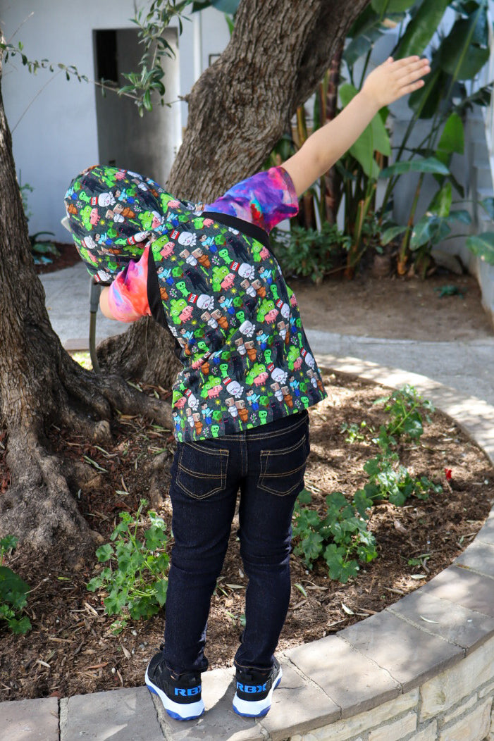 Kids Rockin Raglan Tee - Multiple options available - Short Sleeve, Gathered Sleeve, Long Sleeve Digital PDF Sewing Pattern