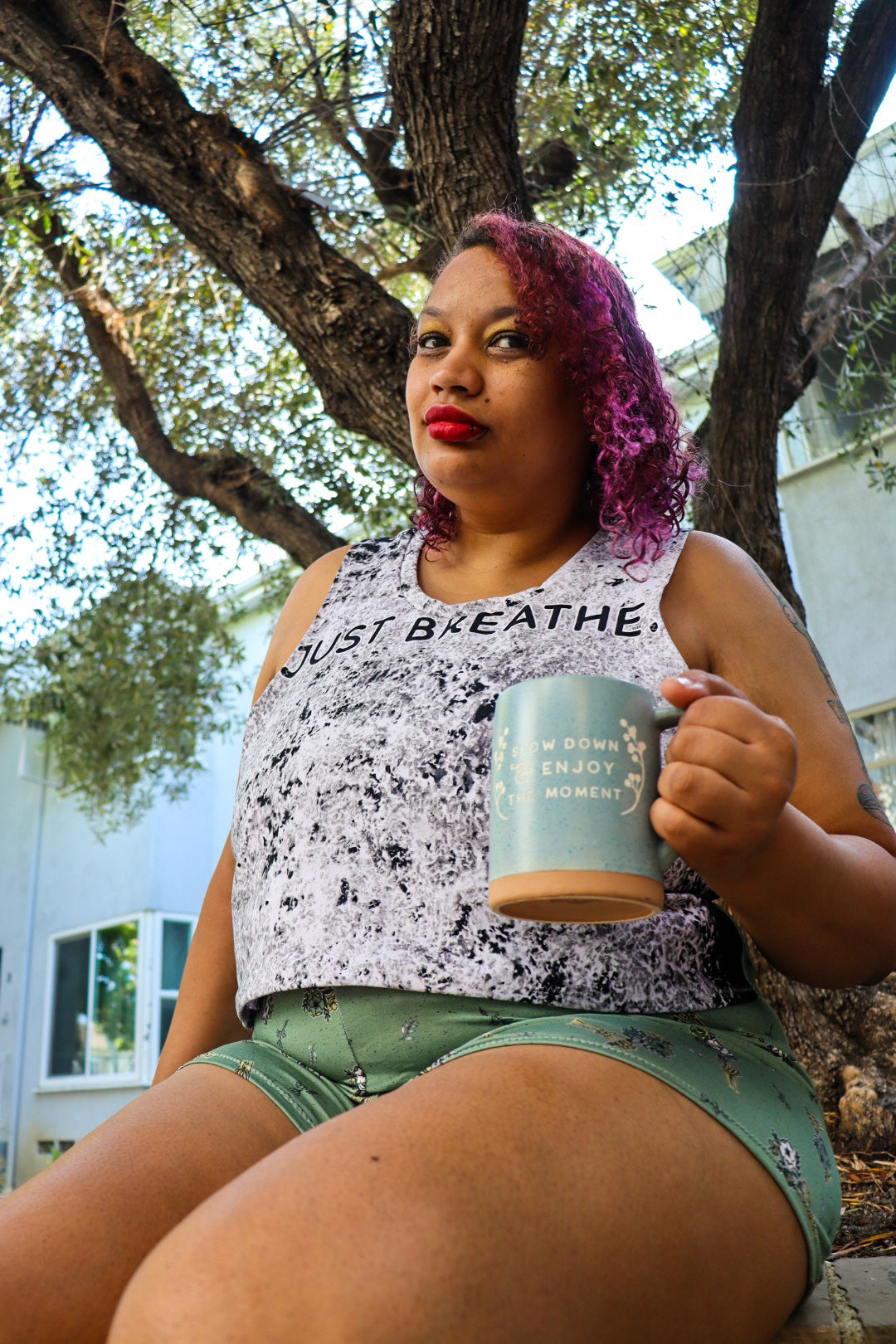 Adult Digital Sewing PDF Pattern - Sweet Sleep Set - Shorts and Tank top Pajamas