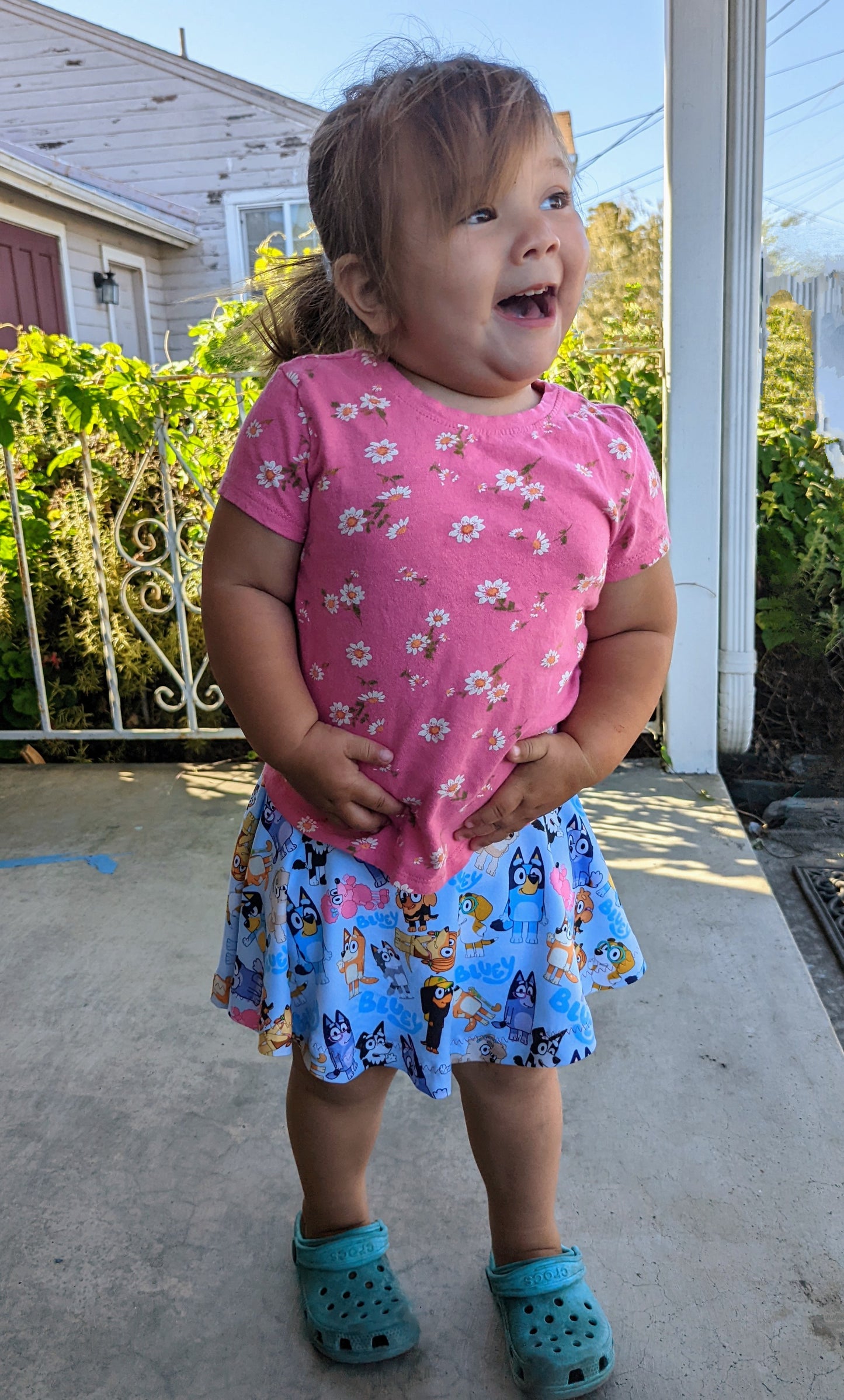 Kids Sporty Skorty Skirt, Shorts to full length yoga pants - Digital PDF Sewing Pattern - Size Preemie to 20 youth