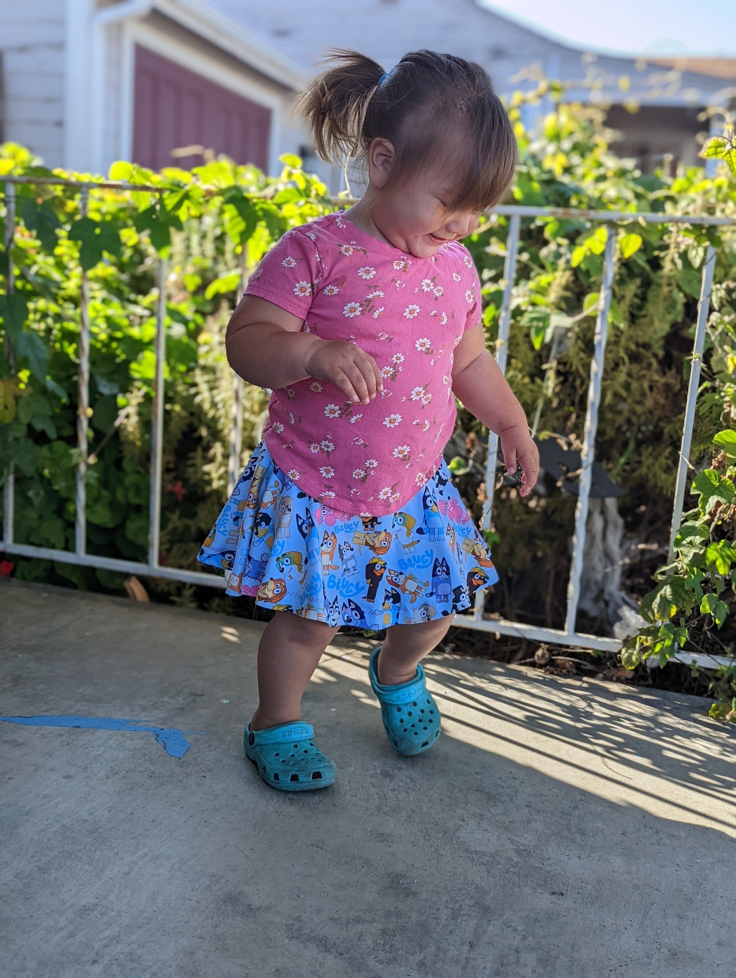 Kids Sporty Skorty Skirt, Shorts to full length yoga pants - Digital PDF Sewing Pattern - Size Preemie to 20 youth