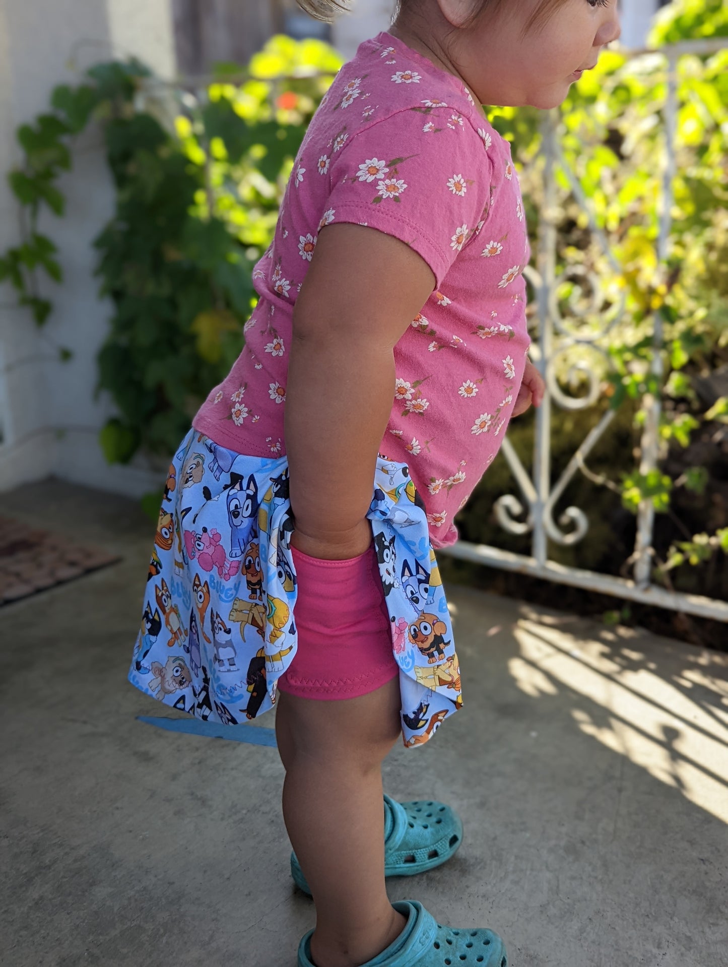 Kids Sporty Skorty Skirt, Shorts to full length yoga pants - Digital PDF Sewing Pattern - Size Preemie to 20 youth