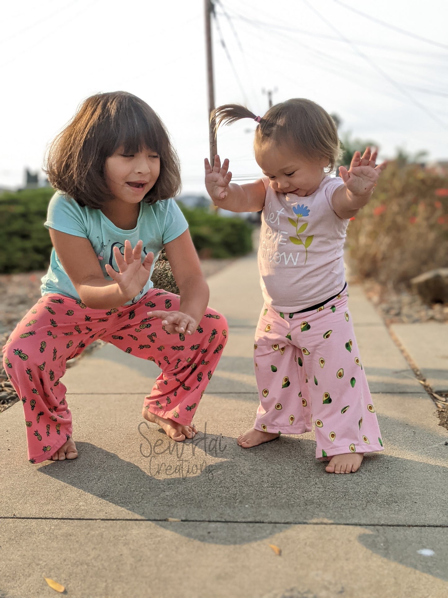 Kids Rockapalazzo Pants - Multiple options available - Digital PDF Sewing Pattern